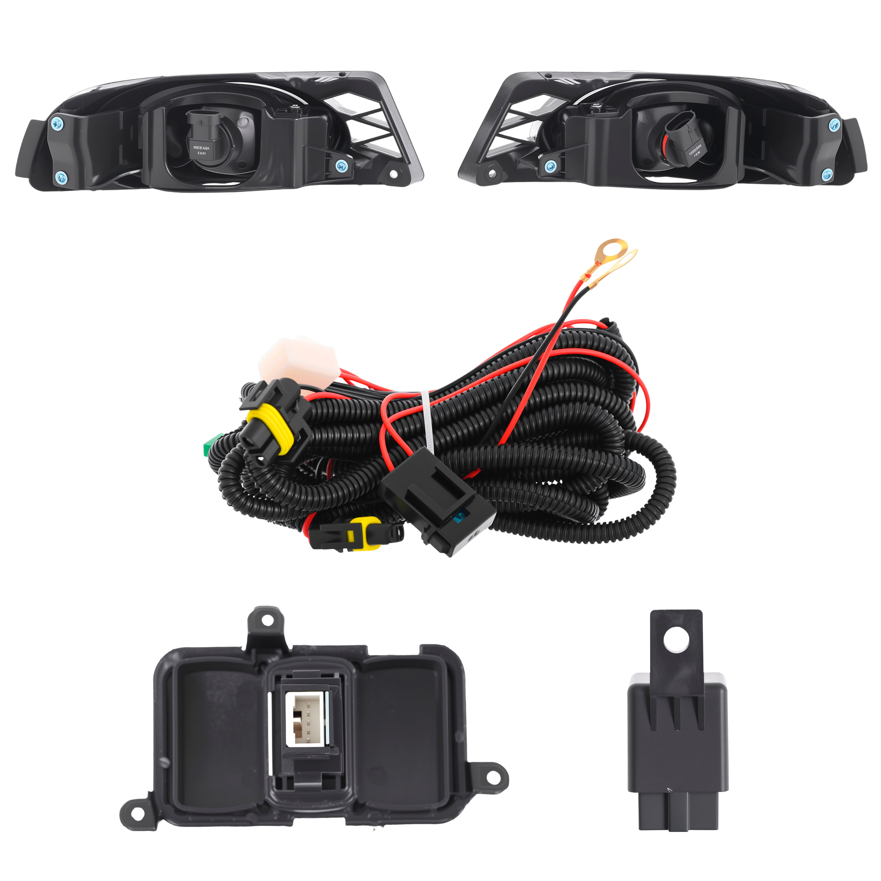 Kit Faro Niebla Honda Civic 2009-2011 4 Puertas Con Foco Con Rejilla Cn