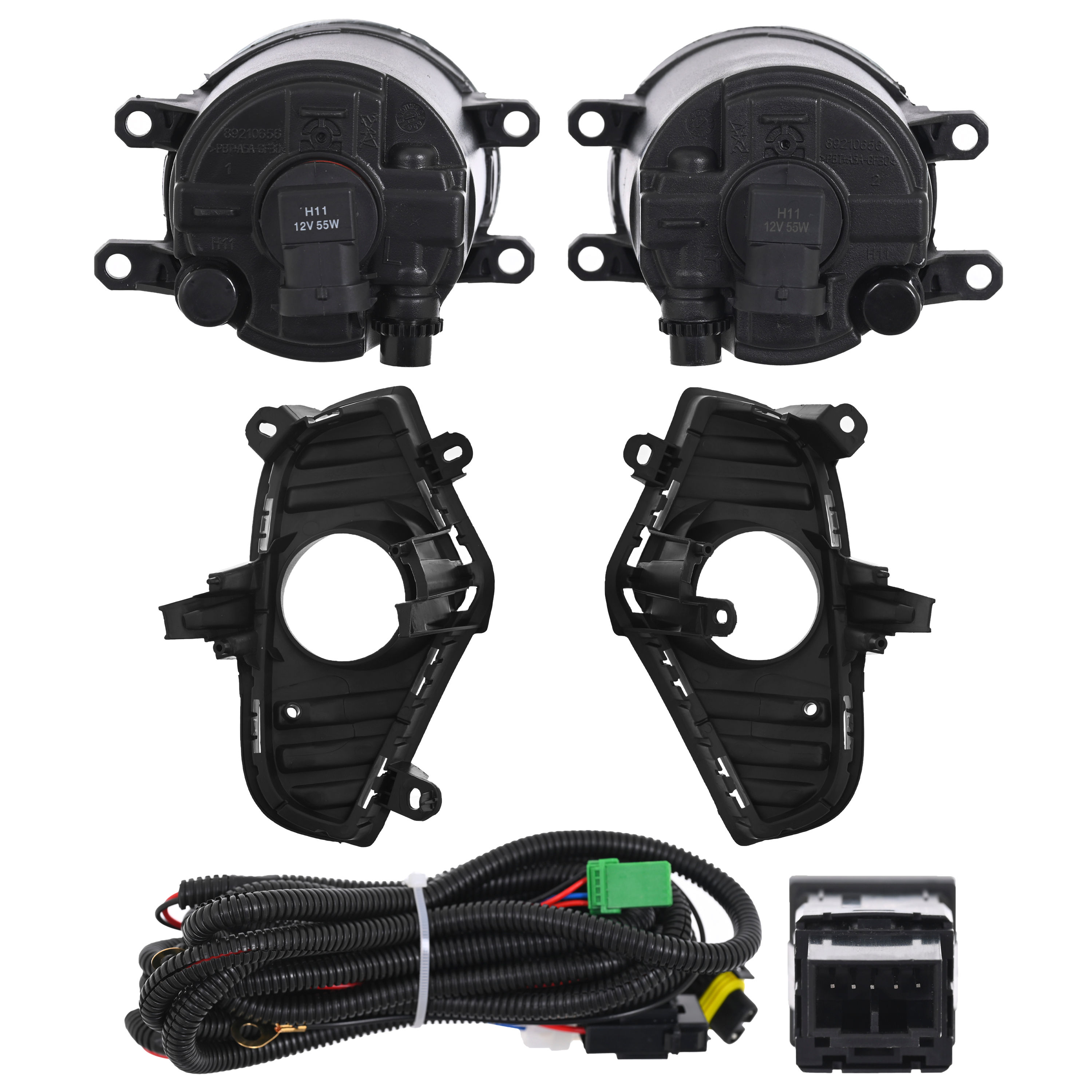 Kit Faro Niebla Toyota Rav4 2019-2023 Con Foco Con Rejilla Cn