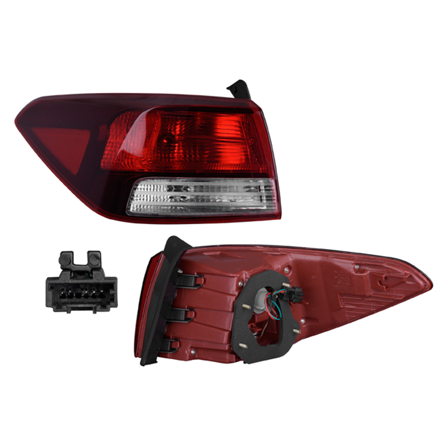 Calavera Exterior Izquierda 4 Puertas Kia Rio 2018-2023 Cn