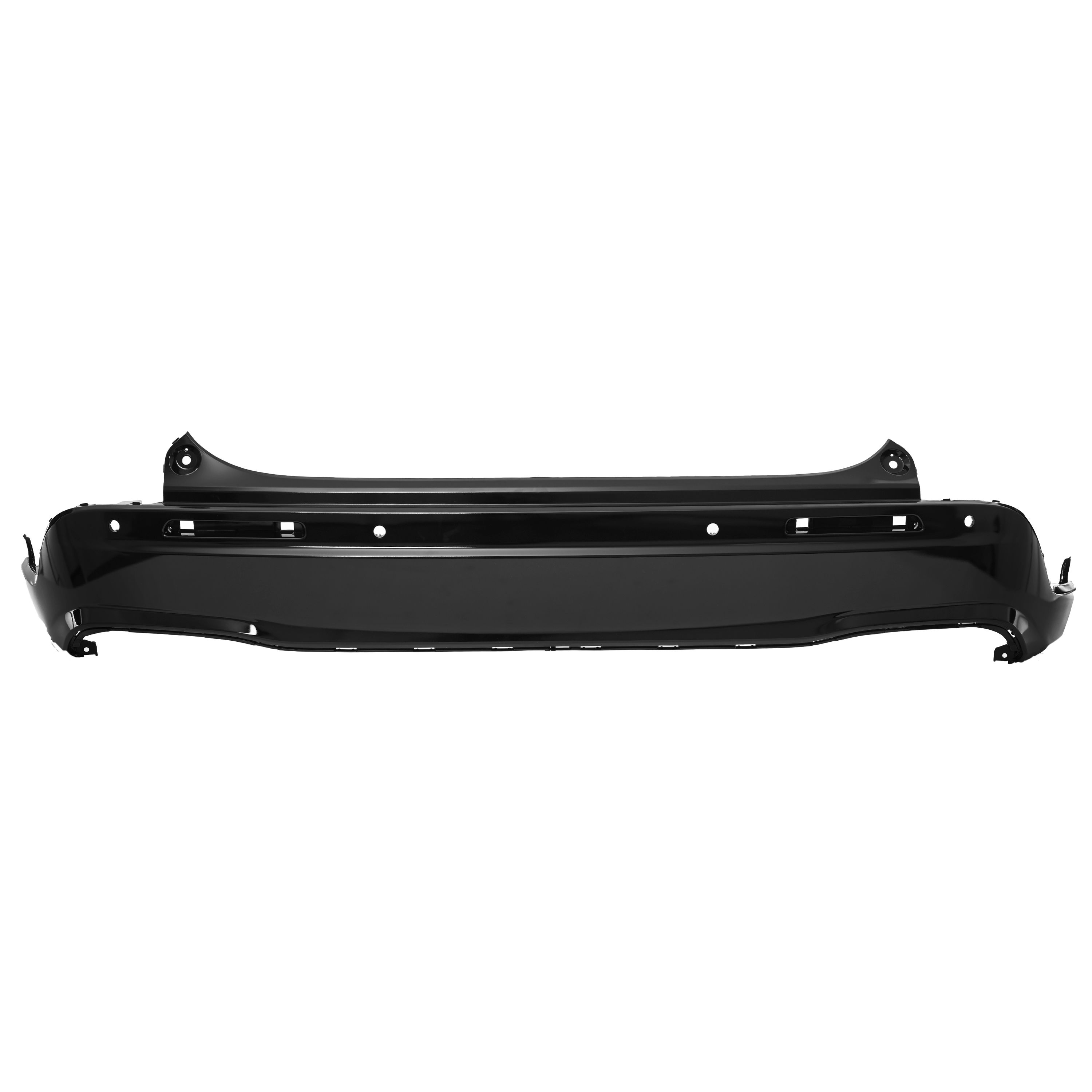 Fascia Trasera Inferior Honda Hr-V 2023–2025 Negra Brillante Con Hoyo Para Sensor