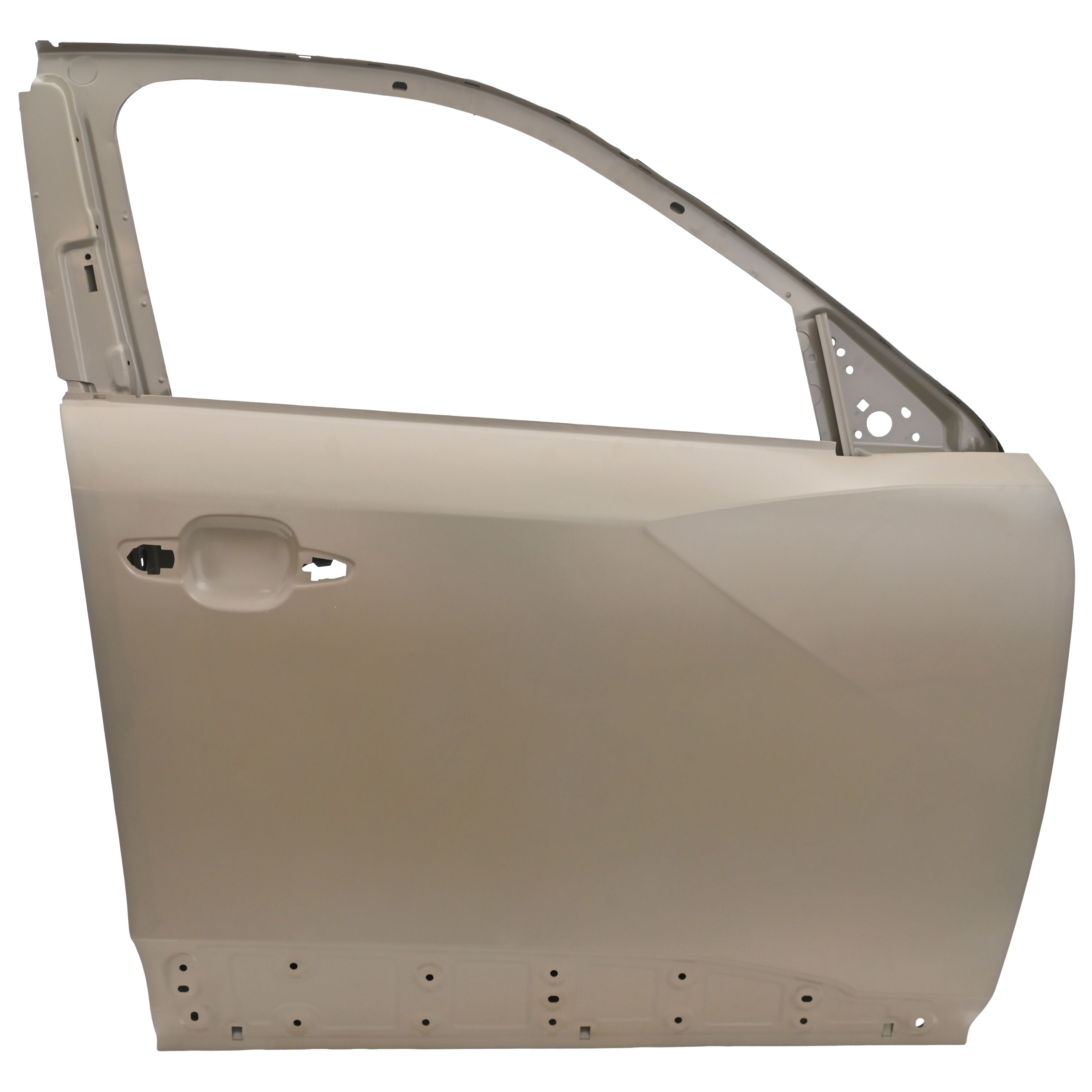 Puerta Delantera Derecha Peugeot 2008 2021-2024 Lámina Con Hoyo Para Moldura