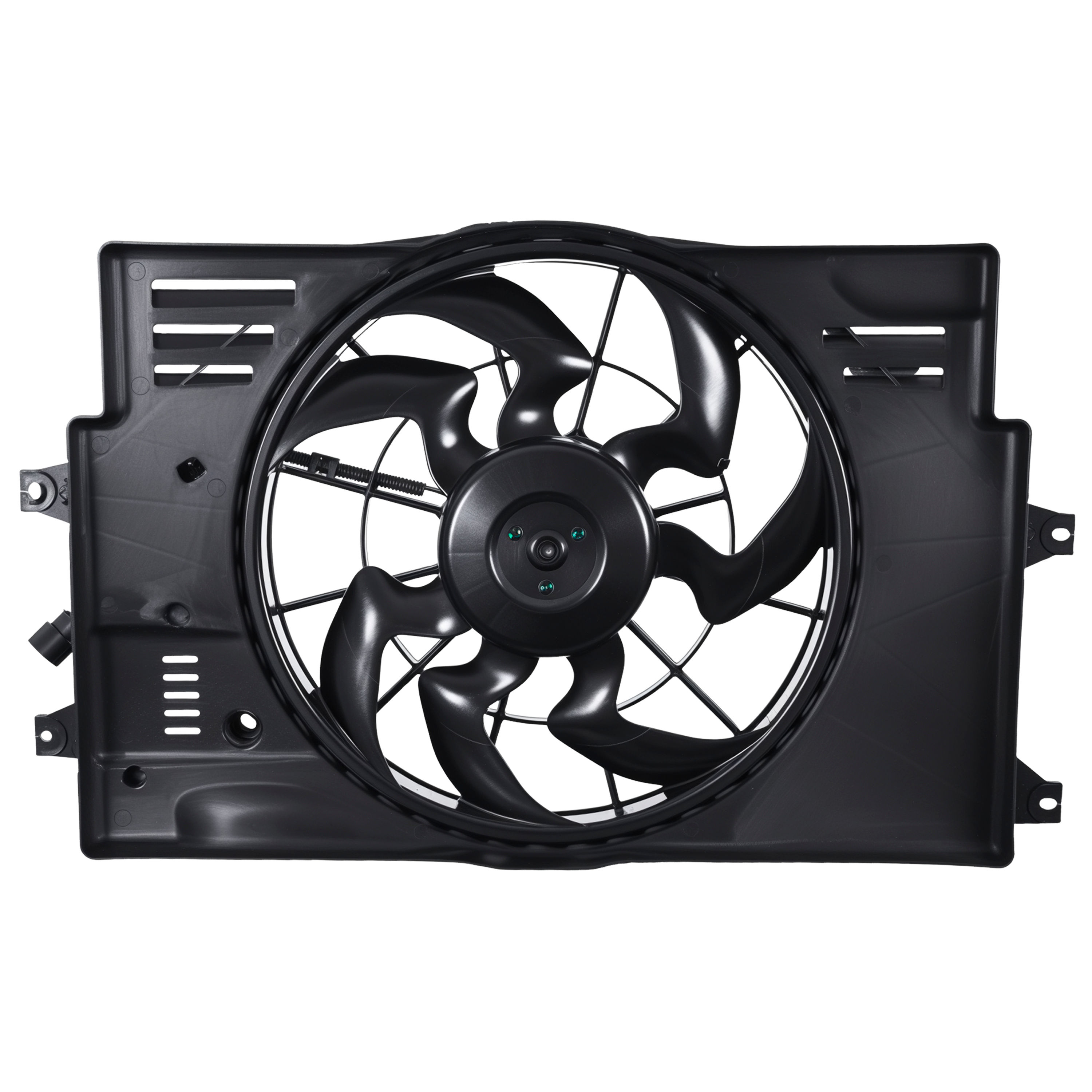 Motoventilador Hyundai Elantra 2017-2020 L4 1.4, 1.6L Para Radiador Sin Modulo De Control Sencillo Completo Kf