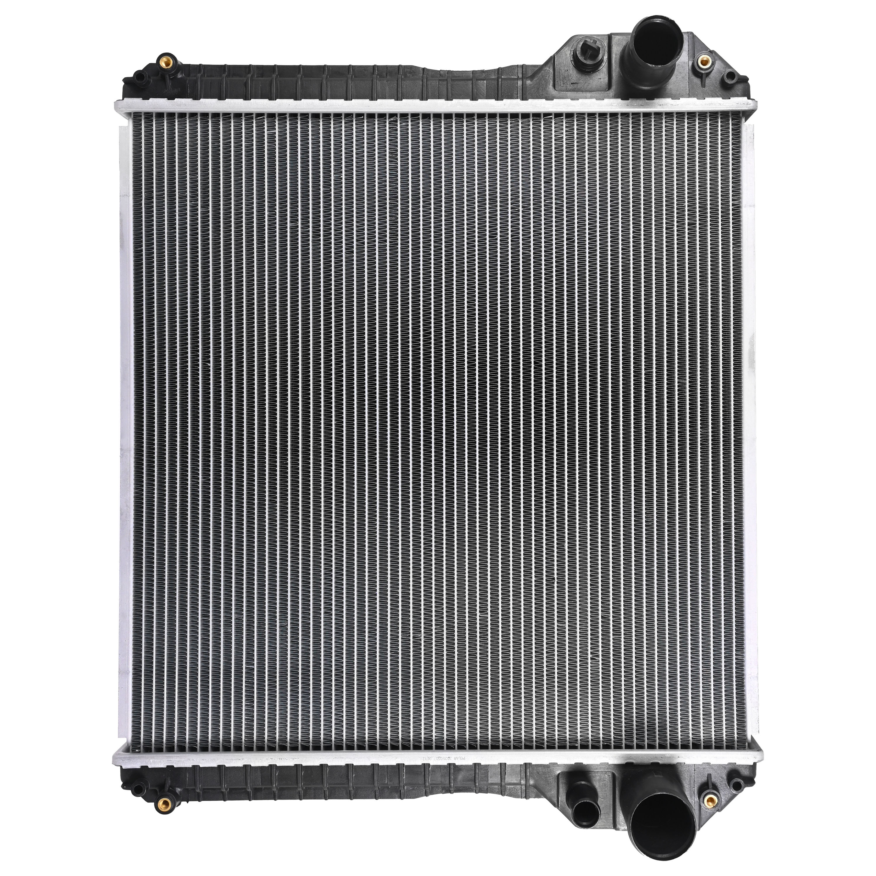 Radiador Manual 22 4/9 x 21 4/7 x 104mm L4 4.5L 2005–2012 Aluminio Polar