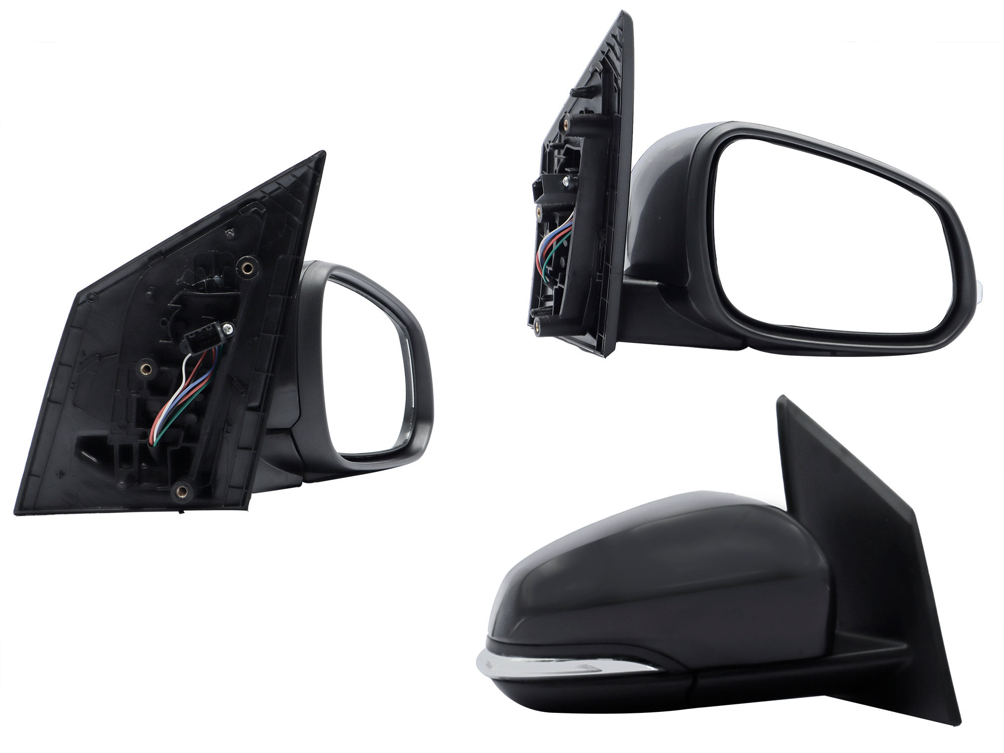 Espejo Derecho Chevrolet Spark NG 2016-2021 8 Pines Con Luz Direccional Eléctrico Para Pintar
