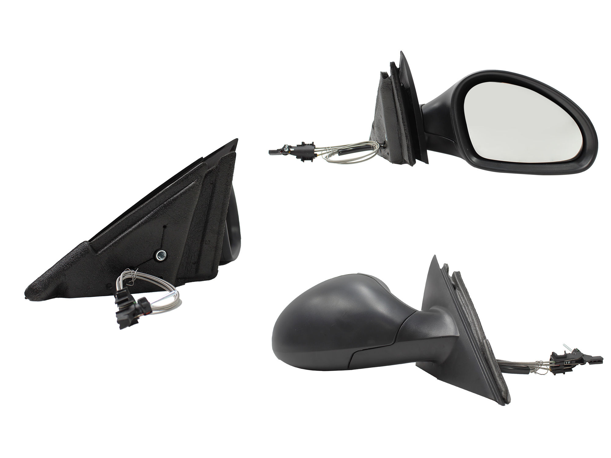 Espejo Derecho SEAT Ibiza 2003-2009 Manual Con Control Negro Poroso