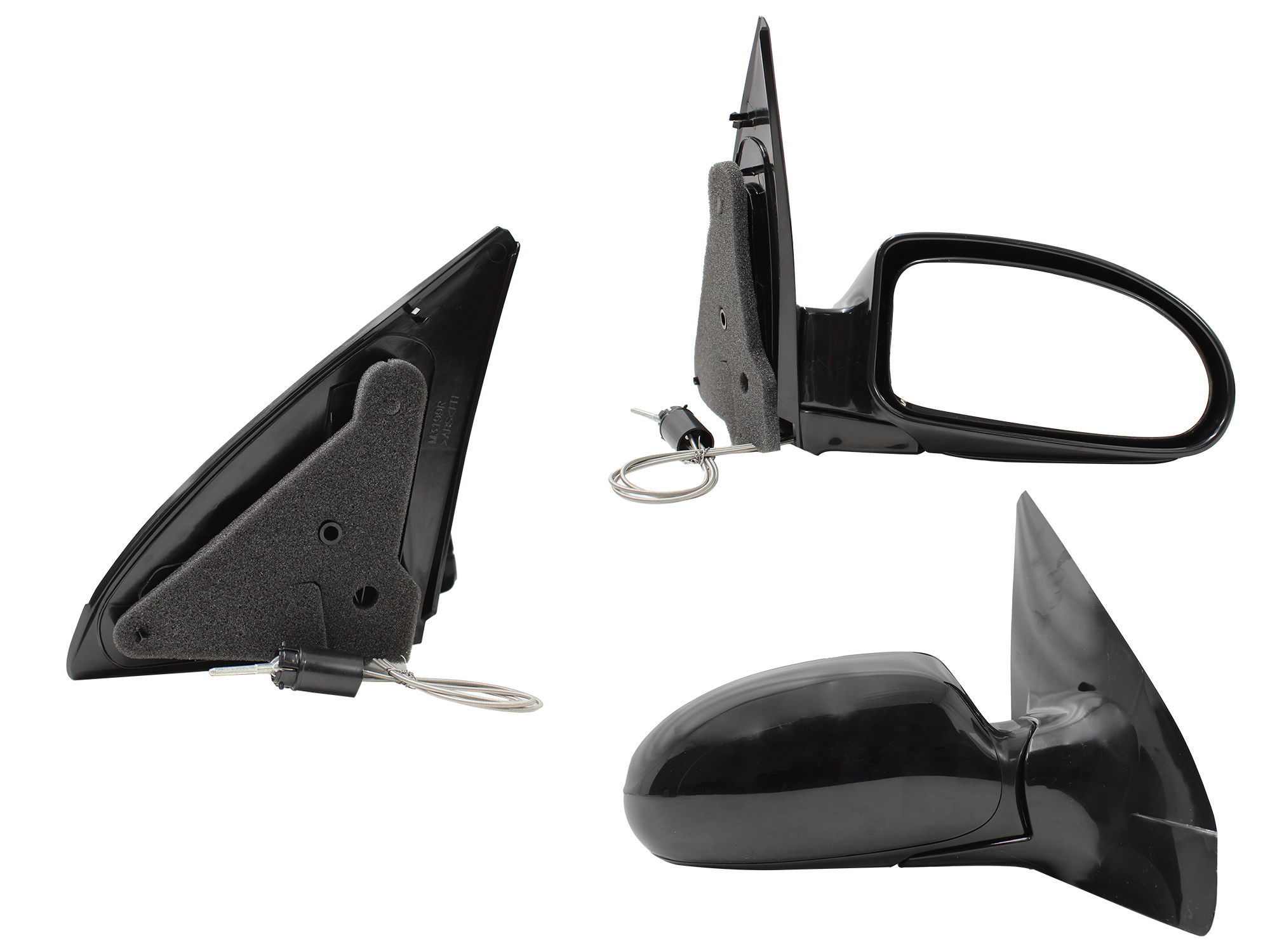 Espejo Derecho FORD Focus 2000-2006 Manual Con Control Negro