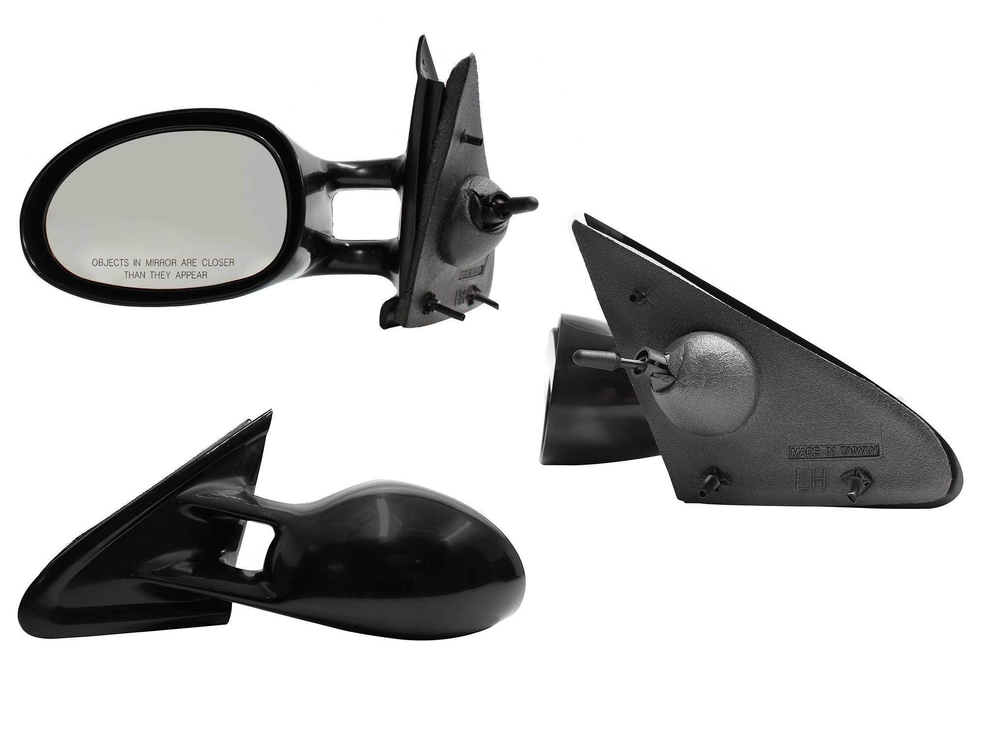 Espejo Izquierdo Chrysler / Dodge Stratus 1995-2000 Manual Negro