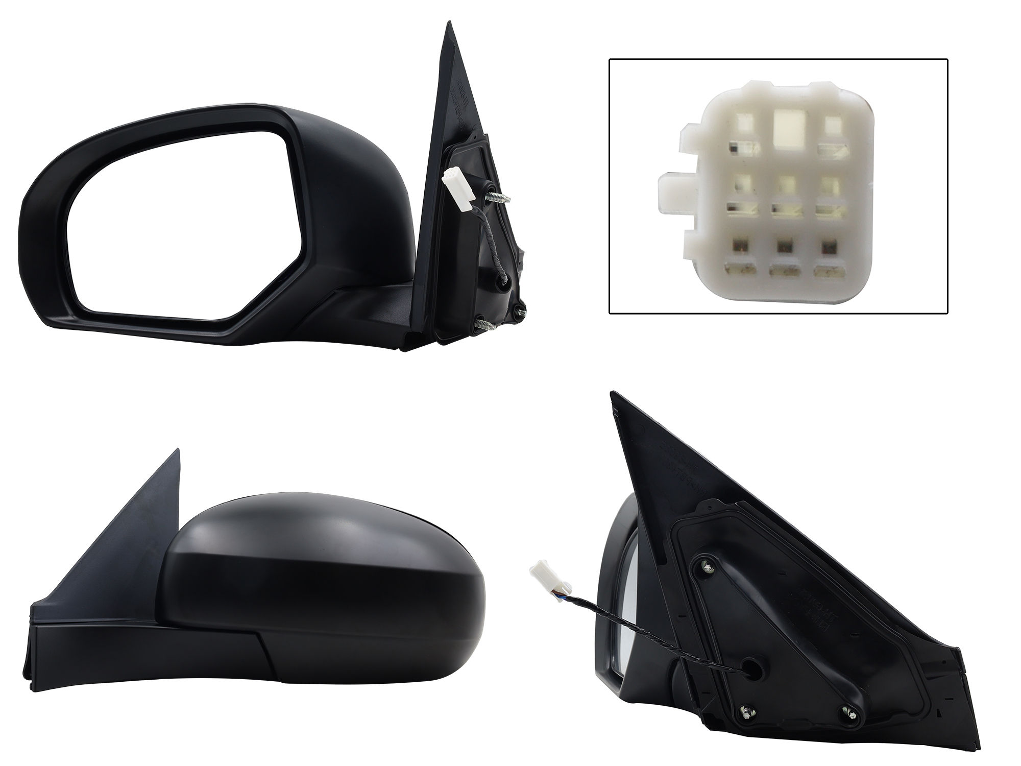 Espejo Izquierdo Suzuki Swift 2012-2017 3 Pines Eléctrico Para Pintar