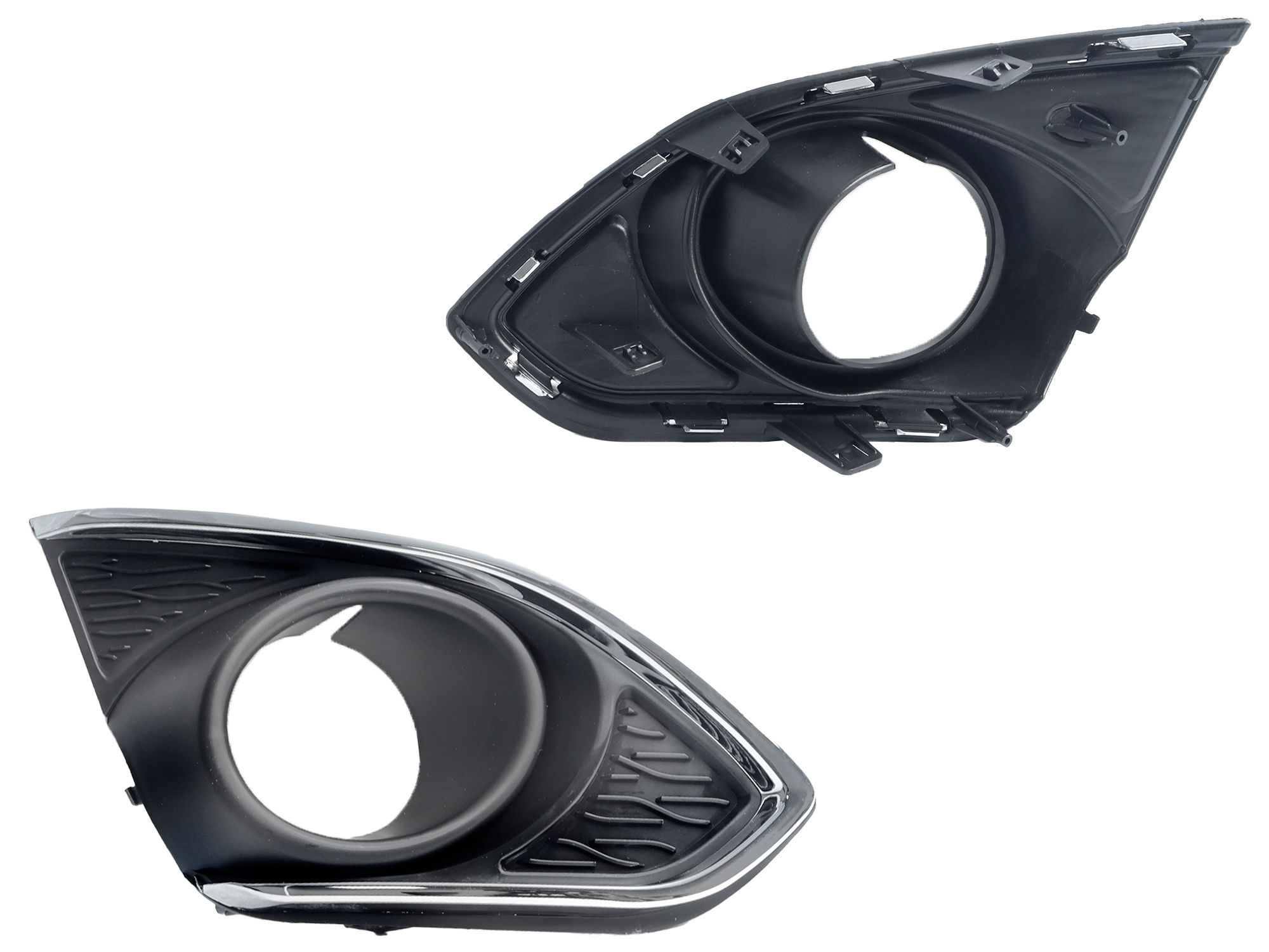 Rejilla Derecha Chevrolet Spark Classic 2013-2017 Con Hoyo Para Faro Sin Filo Cromado