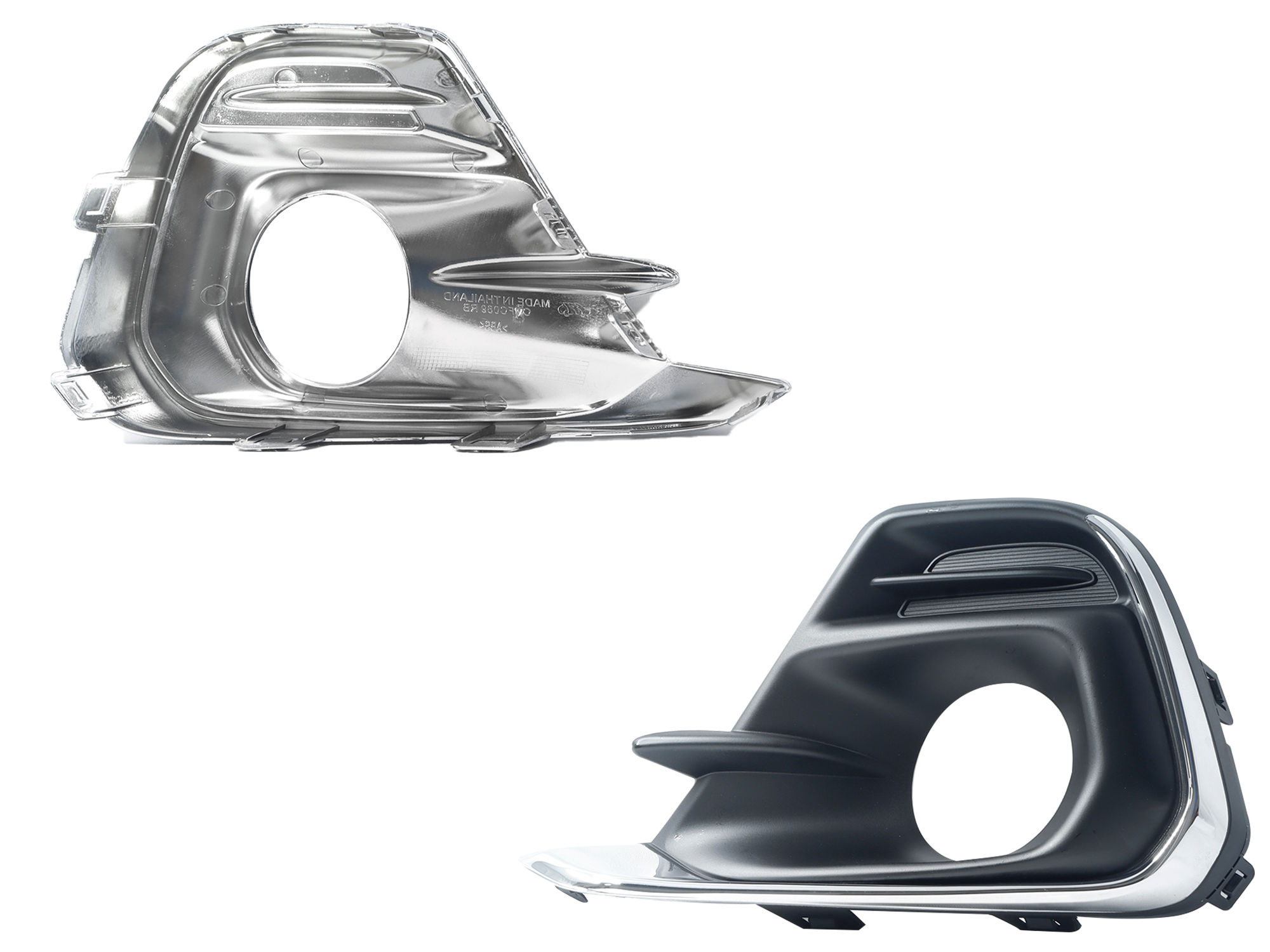 Rejilla Izquierda Chevrolet ONIX 2020-2021 Con Hoyo Para Faro Con Filo Cromado