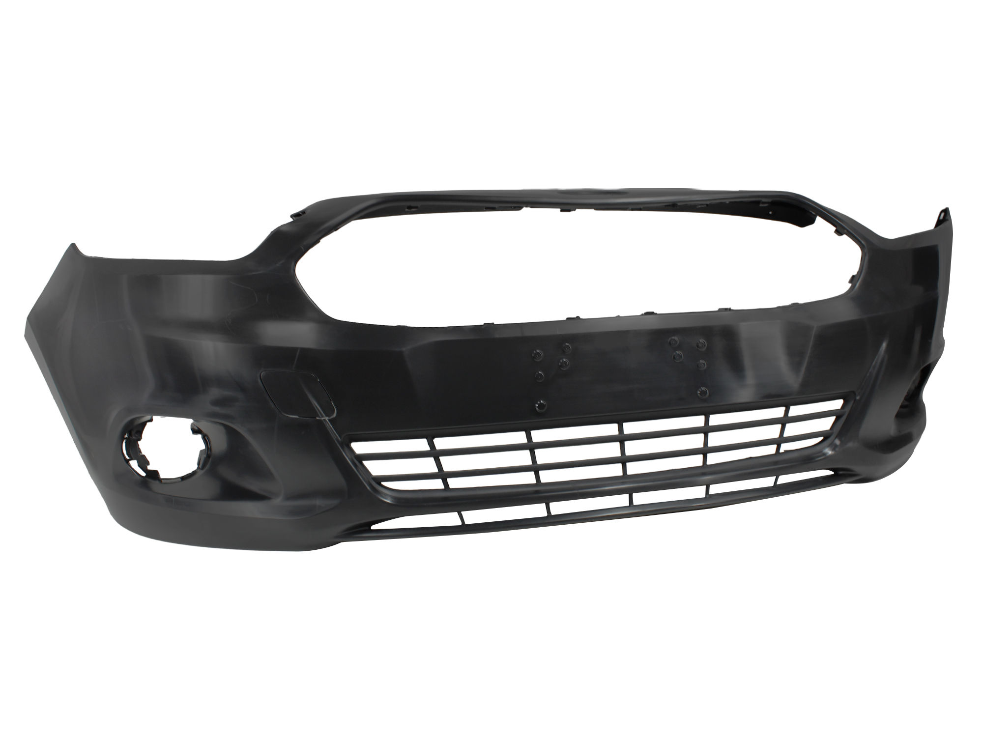 Facia Delantera Con HOYO Para FARO Y Gancho Con Rejilla Central FORD FIGO 2016-2018