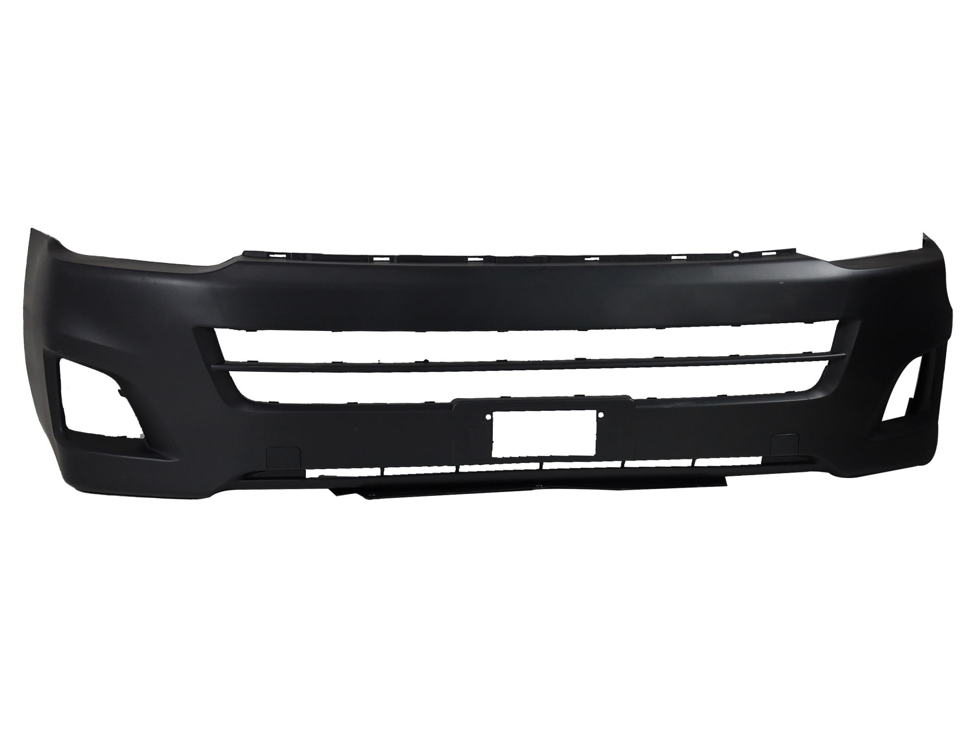 Facia Delantera Con HOYO Para FARO Sin Rejilla Central Chasis LARGO TOYOTA HIACE 2011-2013