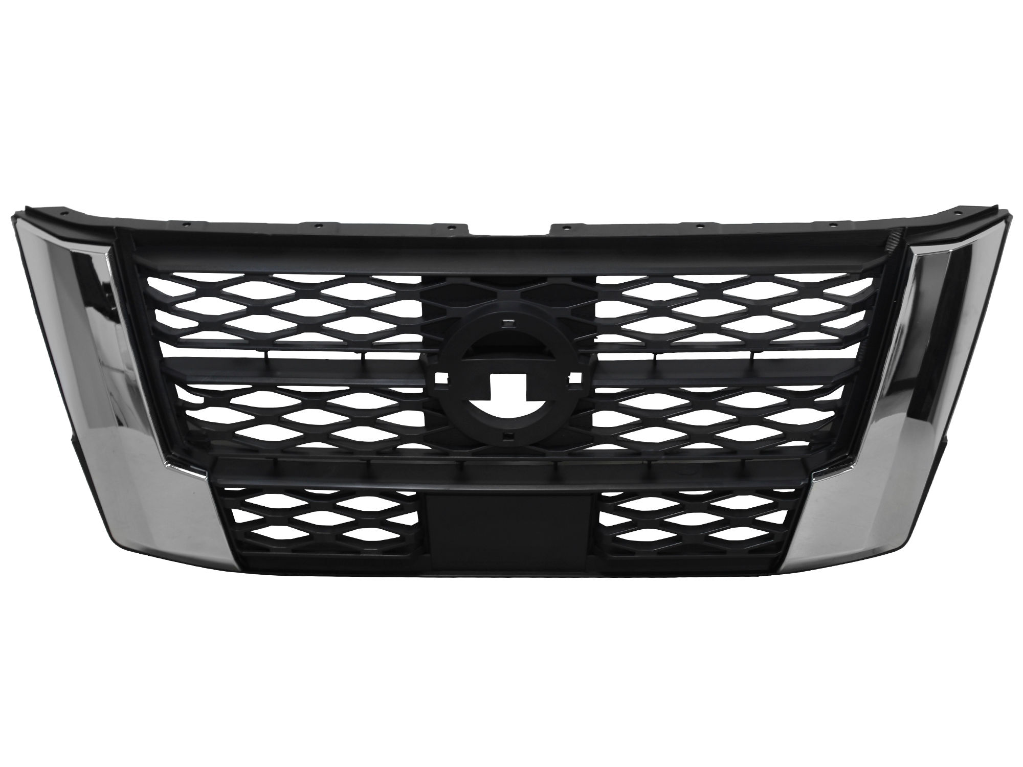 Parrilla Nissan Np-300 Frontier 4WD Platinum 2021-2025 Cromada Gris