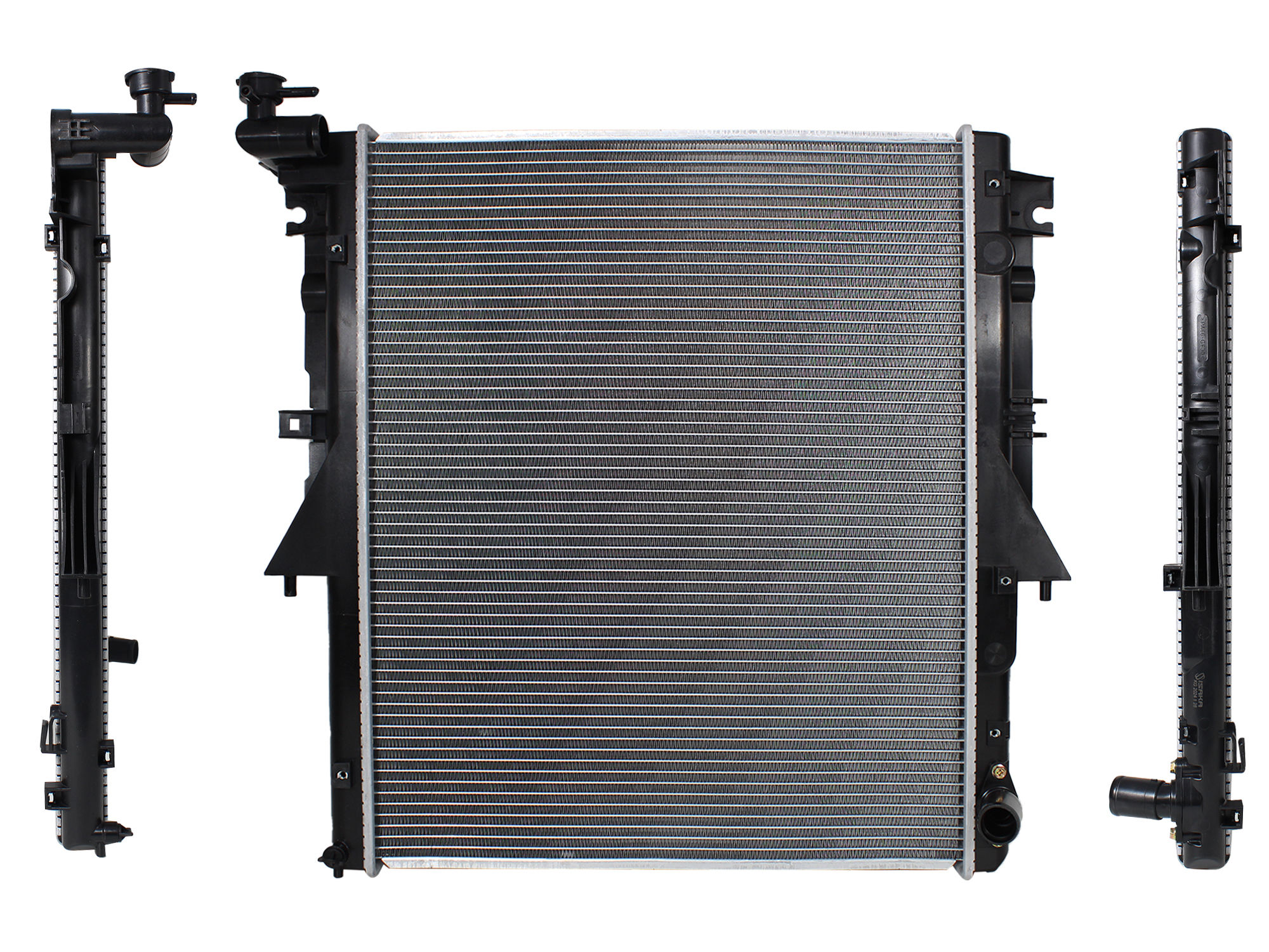 Radiador Mitsubishi L200 Gasolina 2.4L 2016-2019 Con Aire Standard Soldado