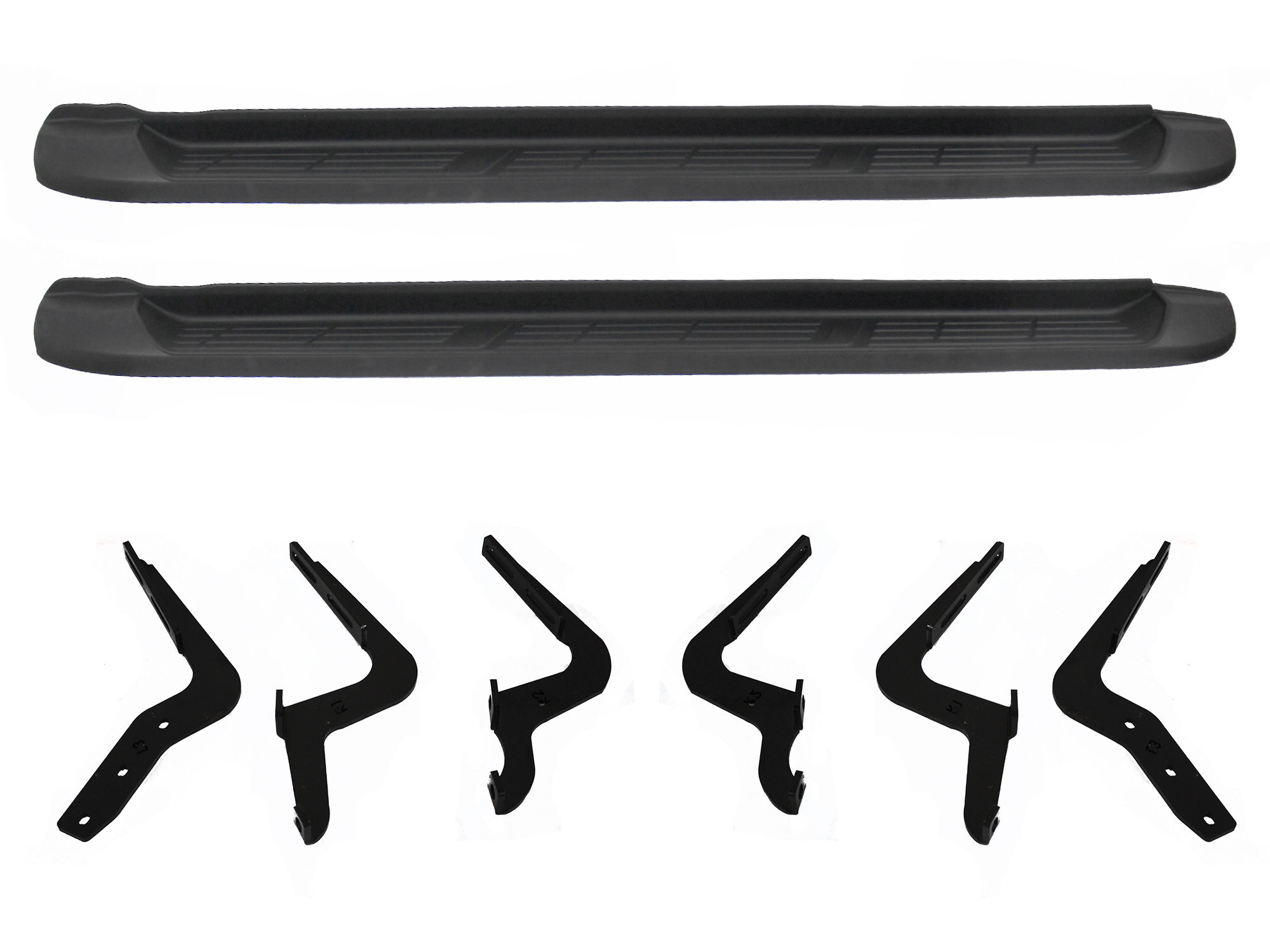 Estribo Lateral Der/Izq Plastico C/Bracks (Lujo) Toyota Hilux 4Wd 2016 2020