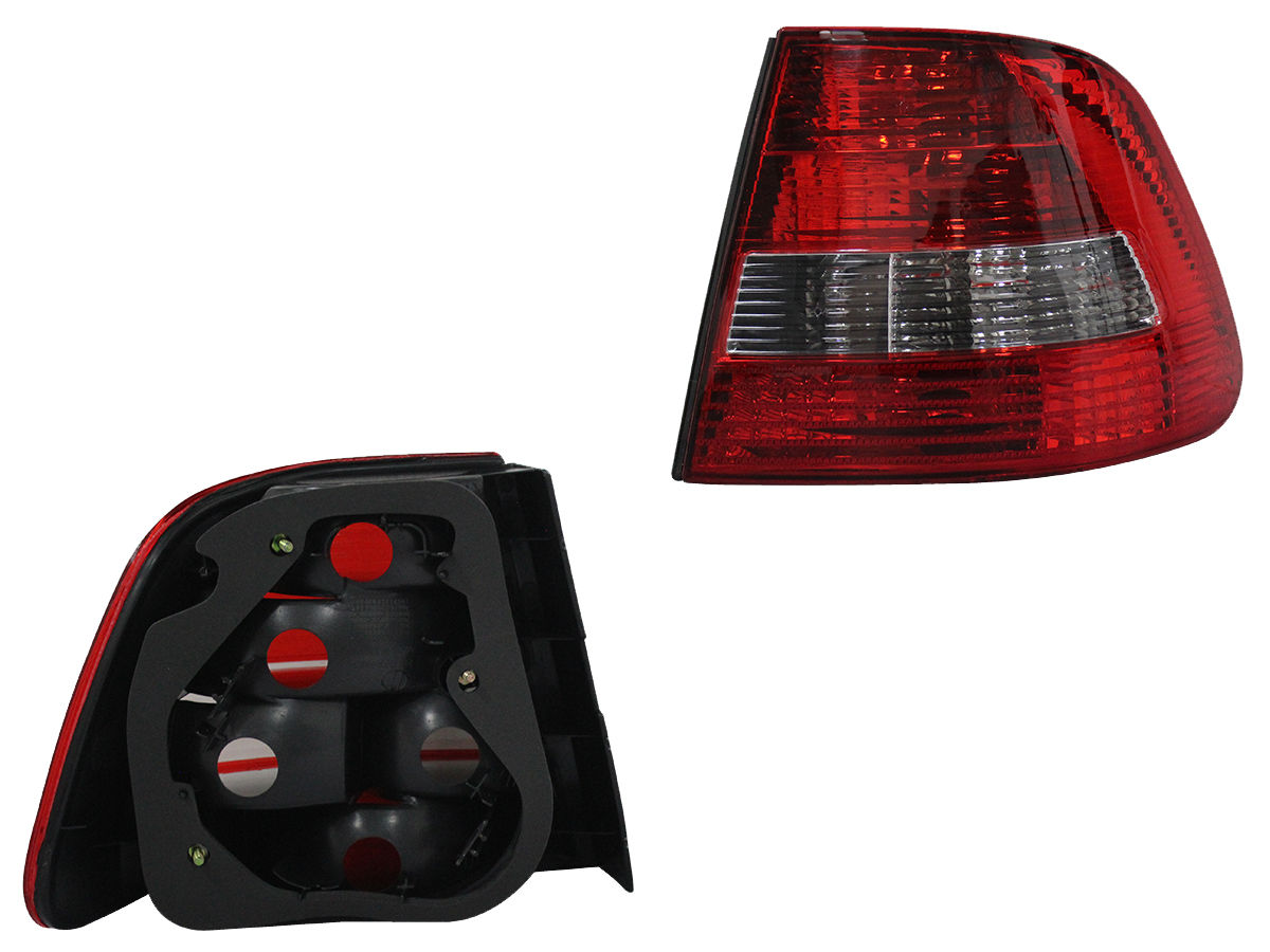 Calavera Derecha Exterior Volkswagen Derby 2001-2009 Sin Arnés Rojo Blanco