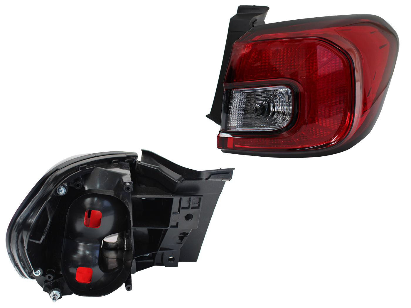 Calavera Derecha Exterior FIAT ARGO 2021-2025 Sin Arnés Clara Rojo Blanco