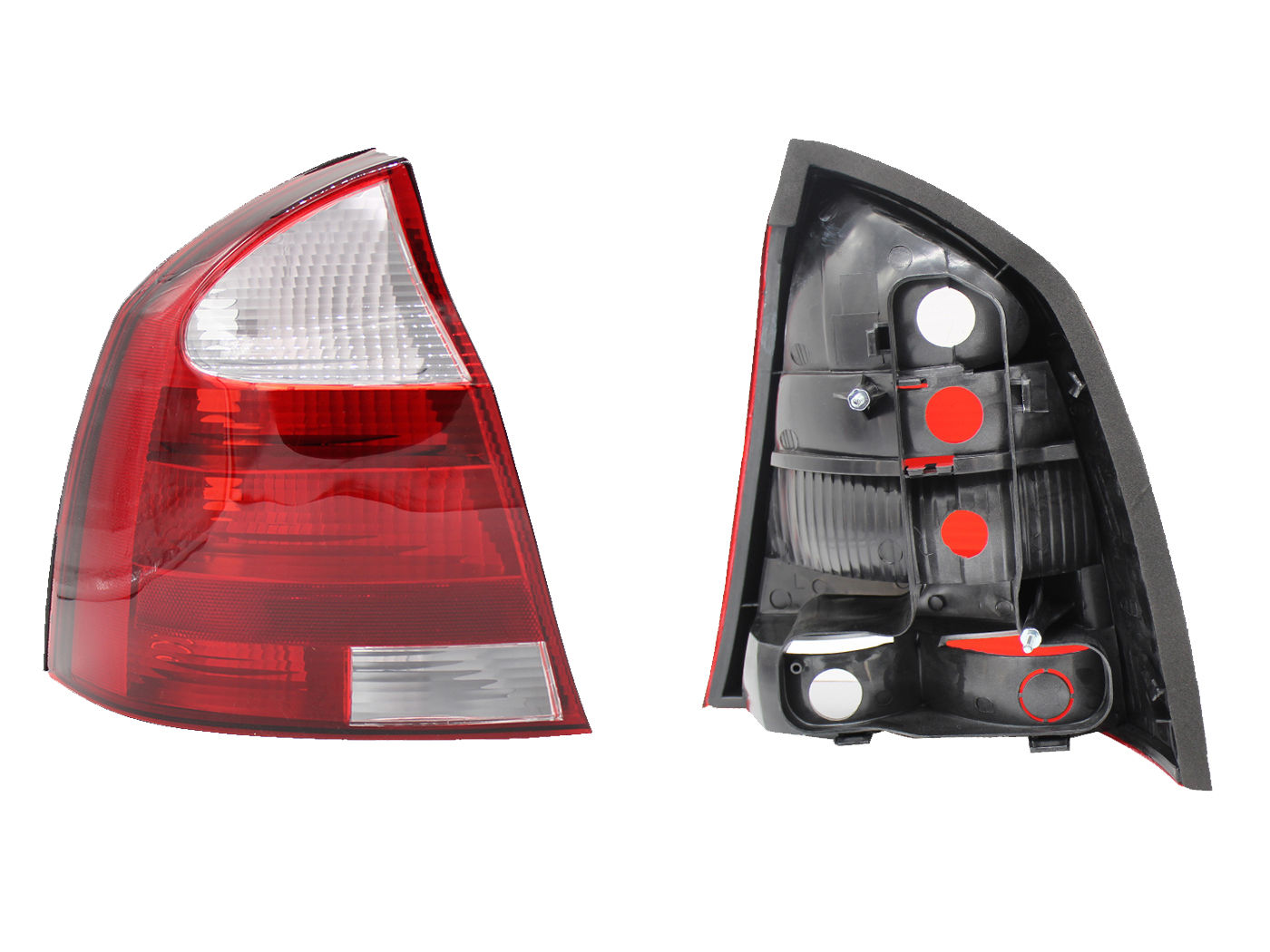 Calavera Izquierda Toyota Hilux 2016-2017 Con Arnés Rojo Blanco