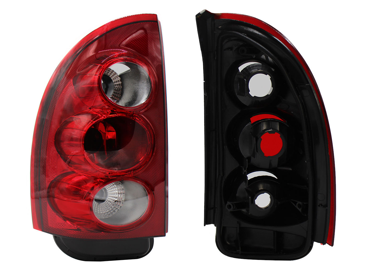 Calavera Izquierda Chevrolet Chevy C-2 3 Puertas 2004-2008 Con Arnés Rojo Blanco