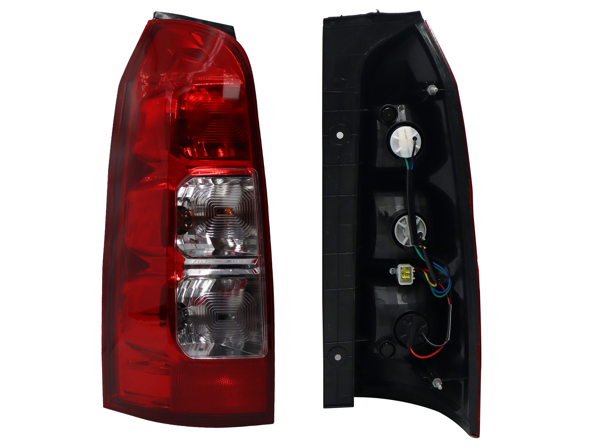 Calavera Izquierda Chevrolet Chevy C-2 Monza 4 Puertas 2004-2008 Con Arnés Rojo Blanco