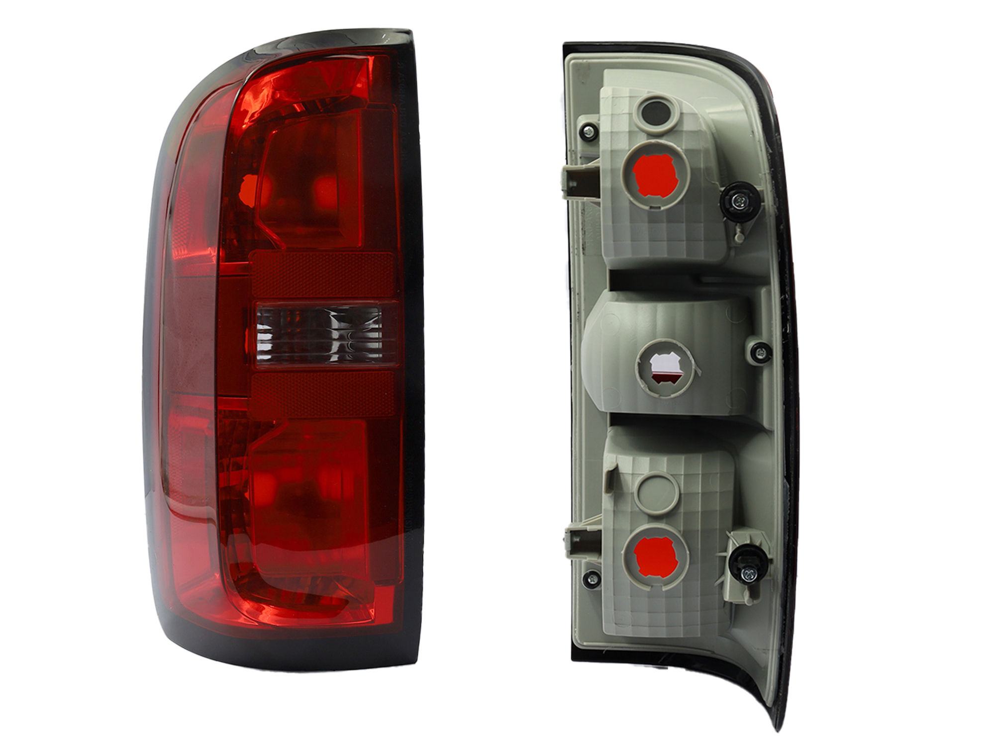 Calavera Izquierda Chevrolet Colorado 2016-2022 Sin Arnés Rojo Blanco