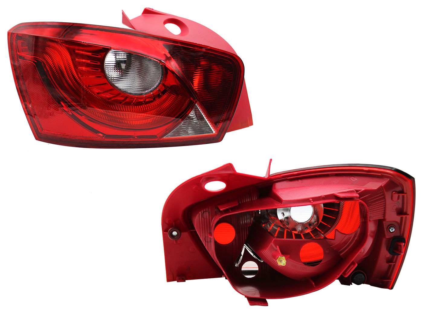 Calavera Izquierda SEAT Ibiza 5 Puertas 2010-2017 Sin Arnés Rojo Blanco
