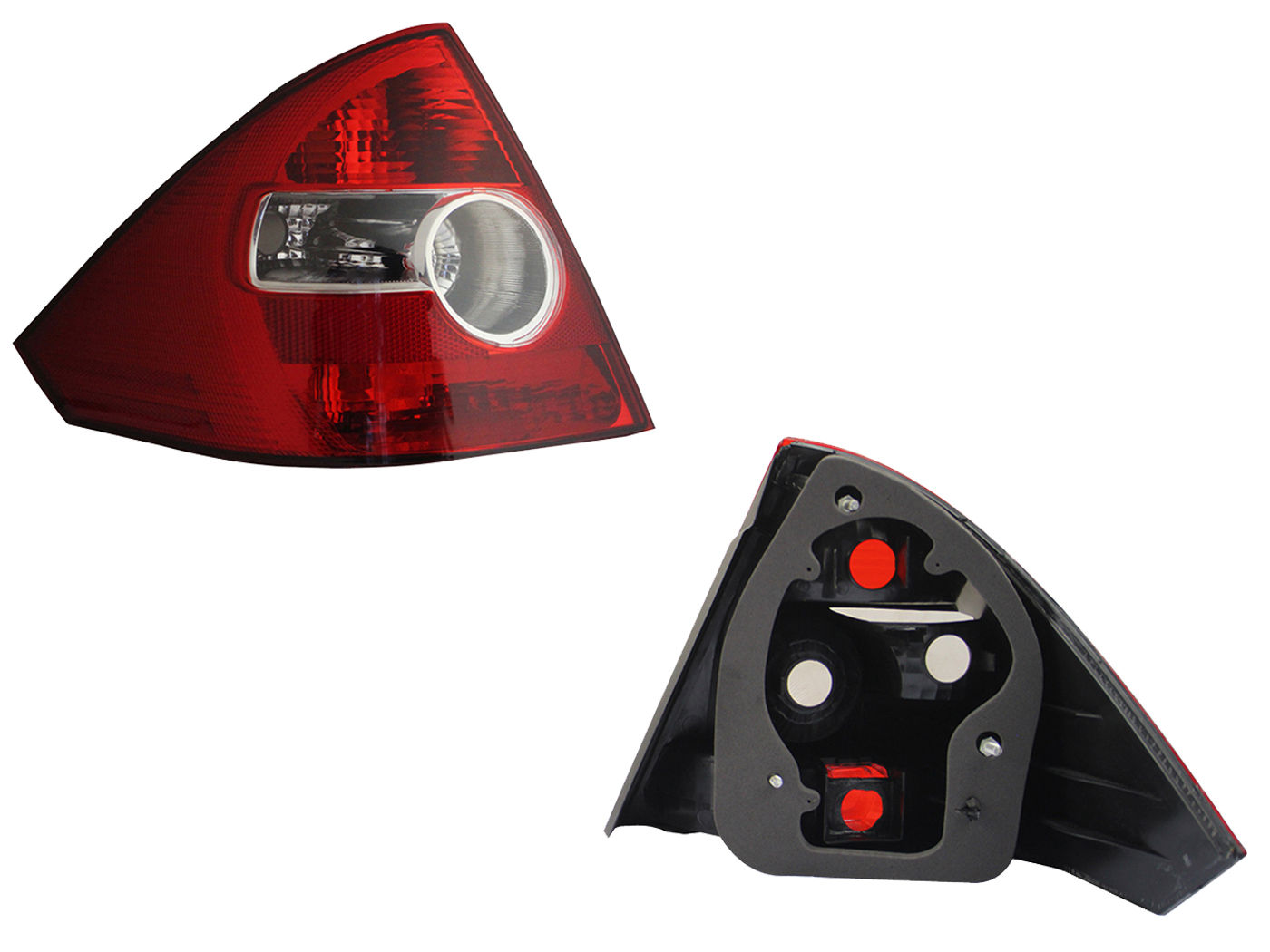 Calavera Izquierda FORD Fiesta First 4 Puertas 2003-2010 Sin Arnés Rojo Blanco