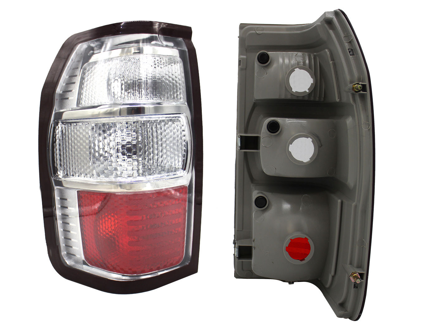 Calavera Izquierda FORD Ranger 2010-2012 Sin Arnés Rojo Blanco