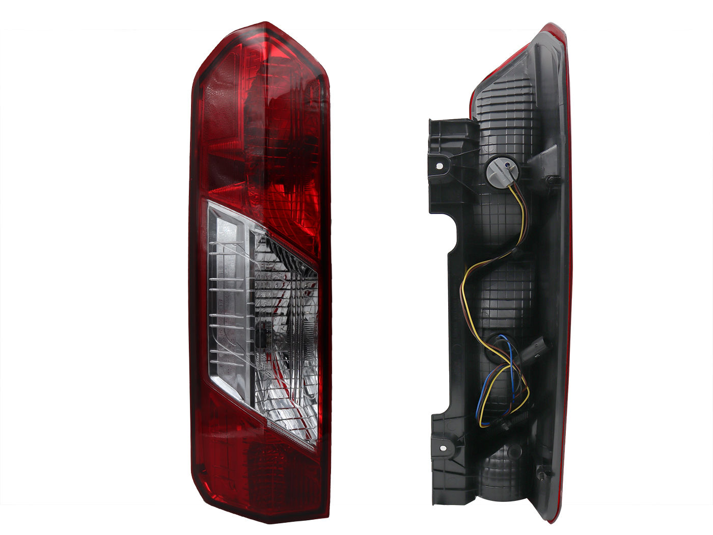 Calavera Izquierda FORD Transit 2014-2020 Con Arnés Rojo Blanco