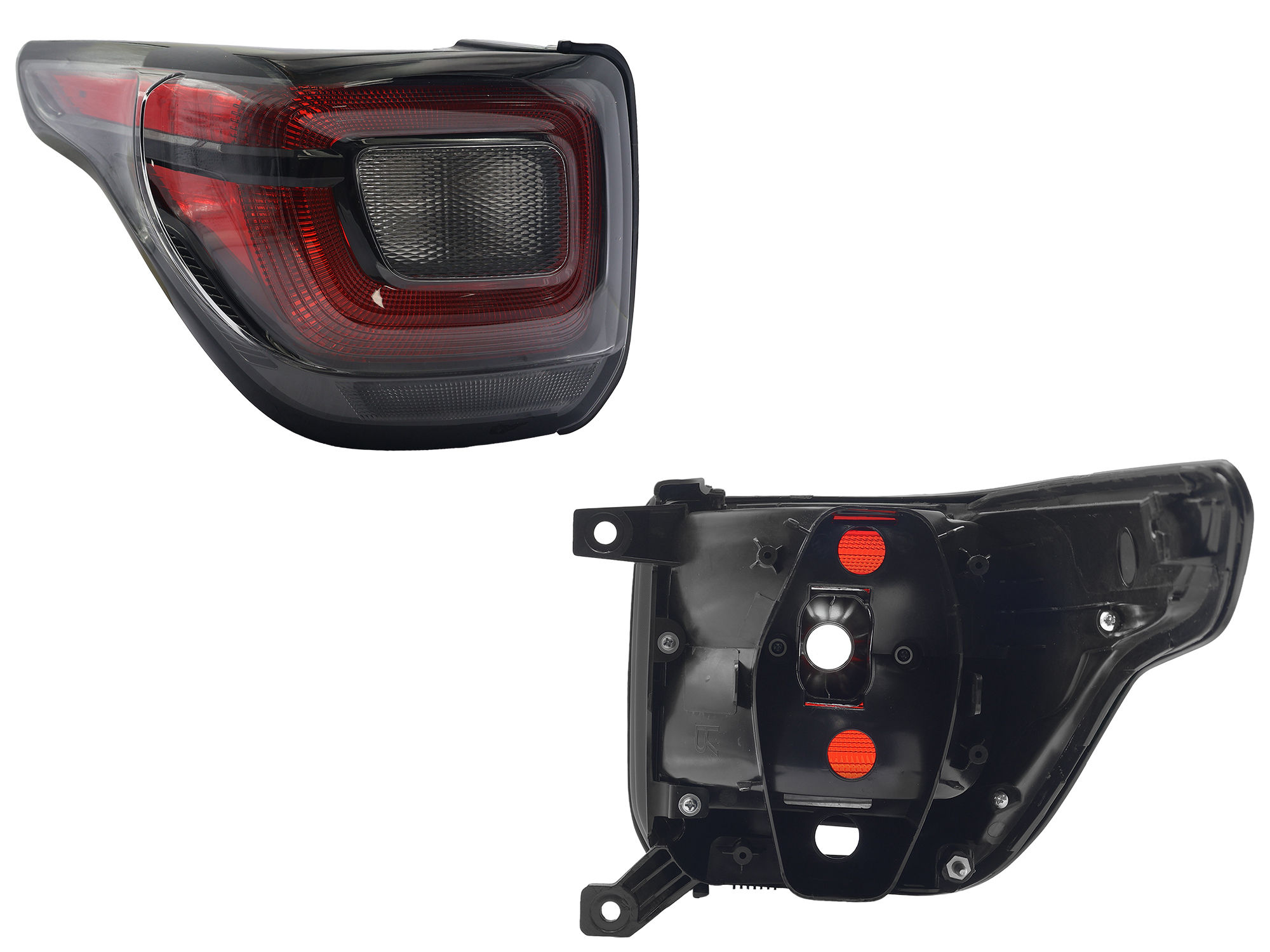 Calavera Izquierda Chrysler / Dodge RAM 700 2021-2025 Con Arnés Filo Negro Rojo Blanco