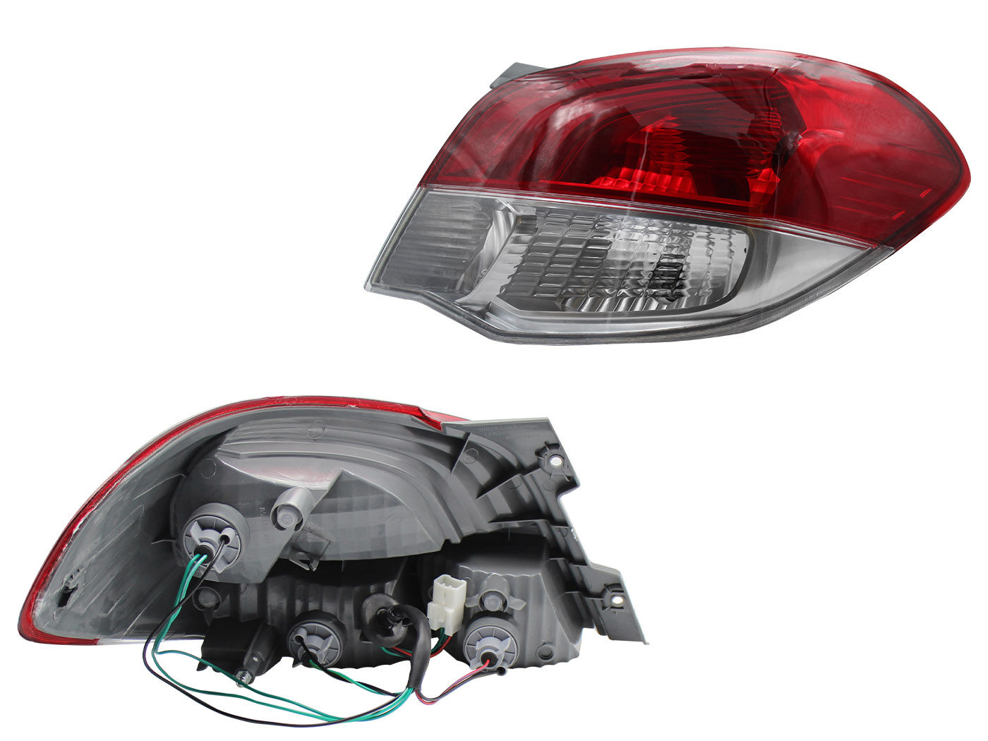 Calavera Derecha Chrysler / Dodge Attitude 2015-2024 Con Arnés Rojo Blanco