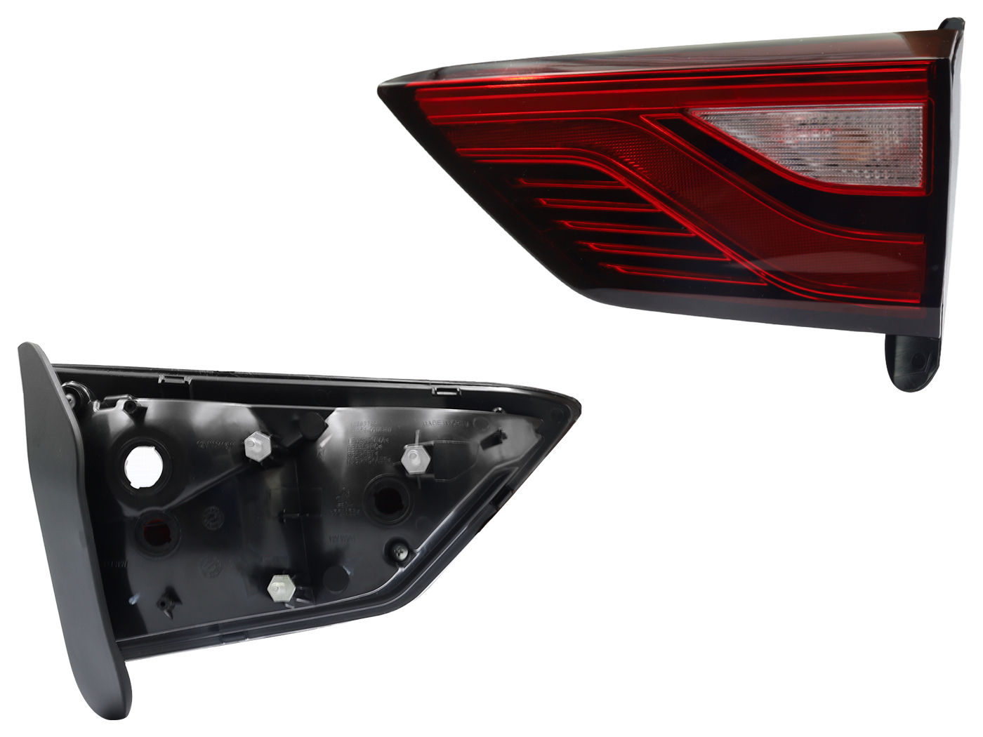 Calavera Derecha Interior MG ZS 2021-2022 Sin Arnés Rojo Blanco