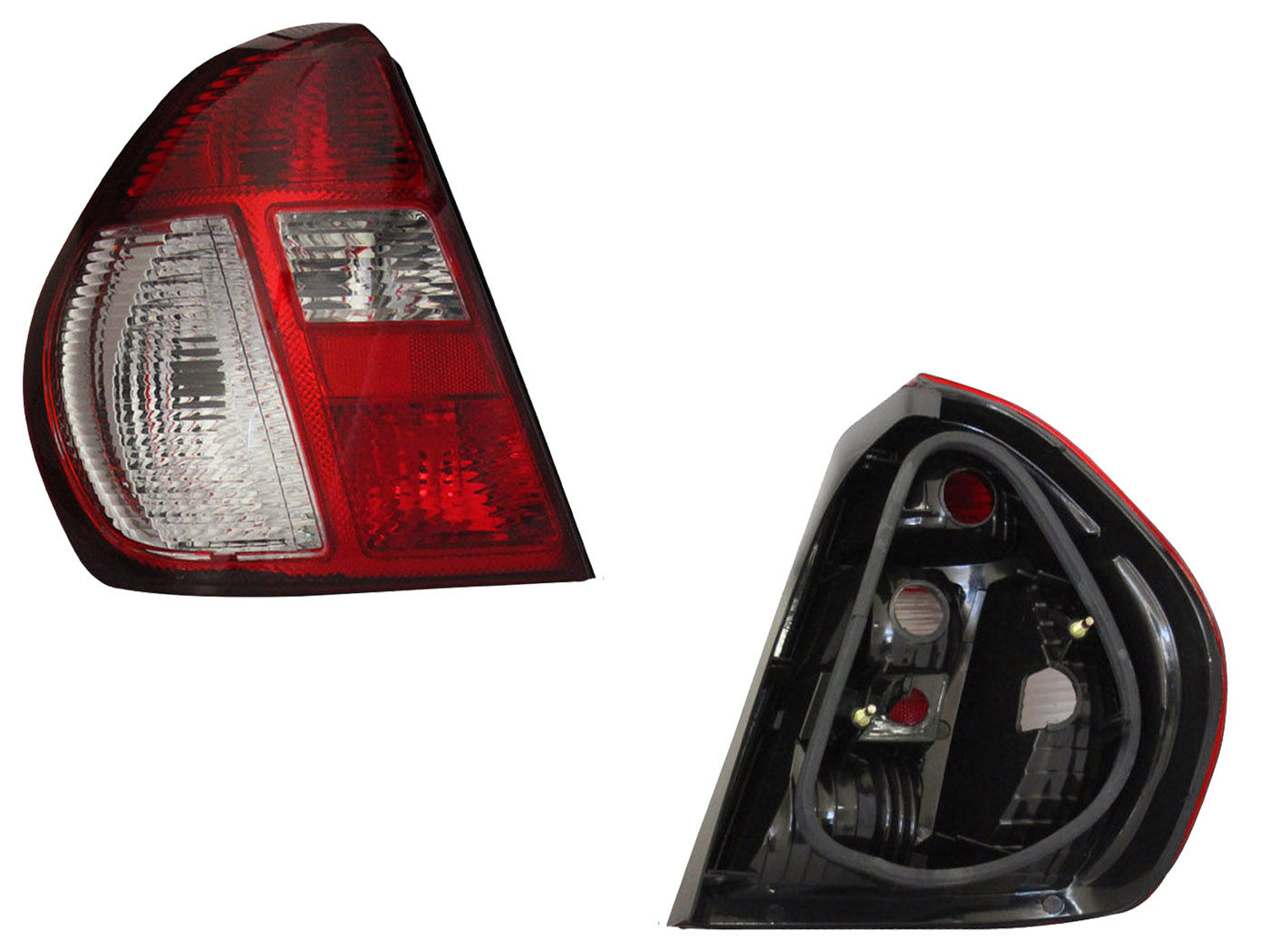Calavera Derecha Interior FORD Fiesta 4 Puertas 2014-2019 Sin Arnés Rojo Blanco