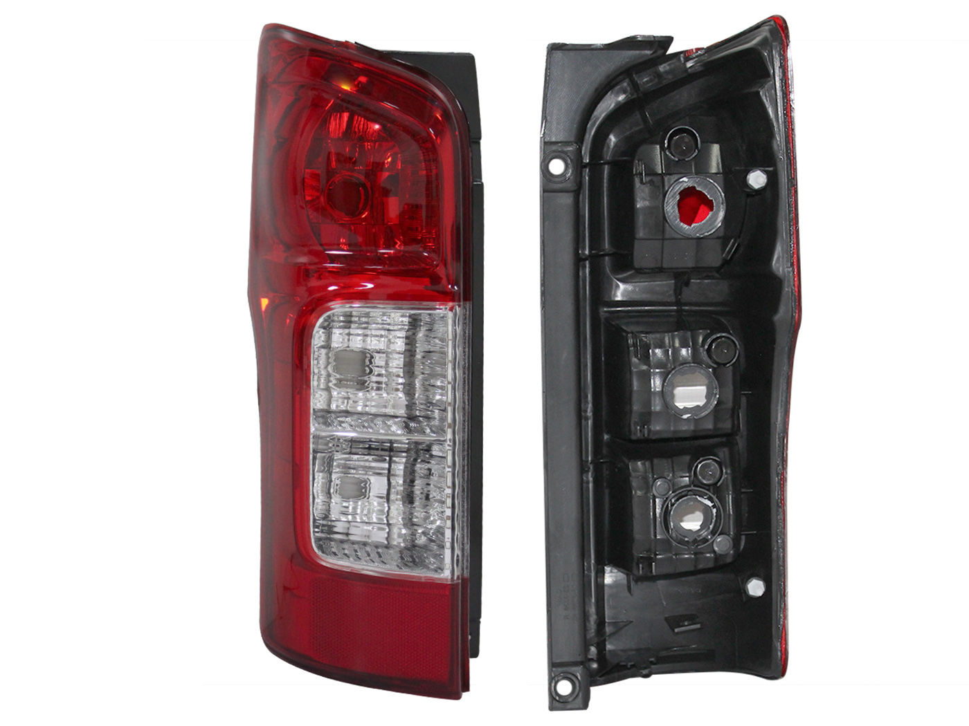 Calavera Derecha FORD Fiesta IKON 2005-2007 Sin Arnés Rojo Blanco