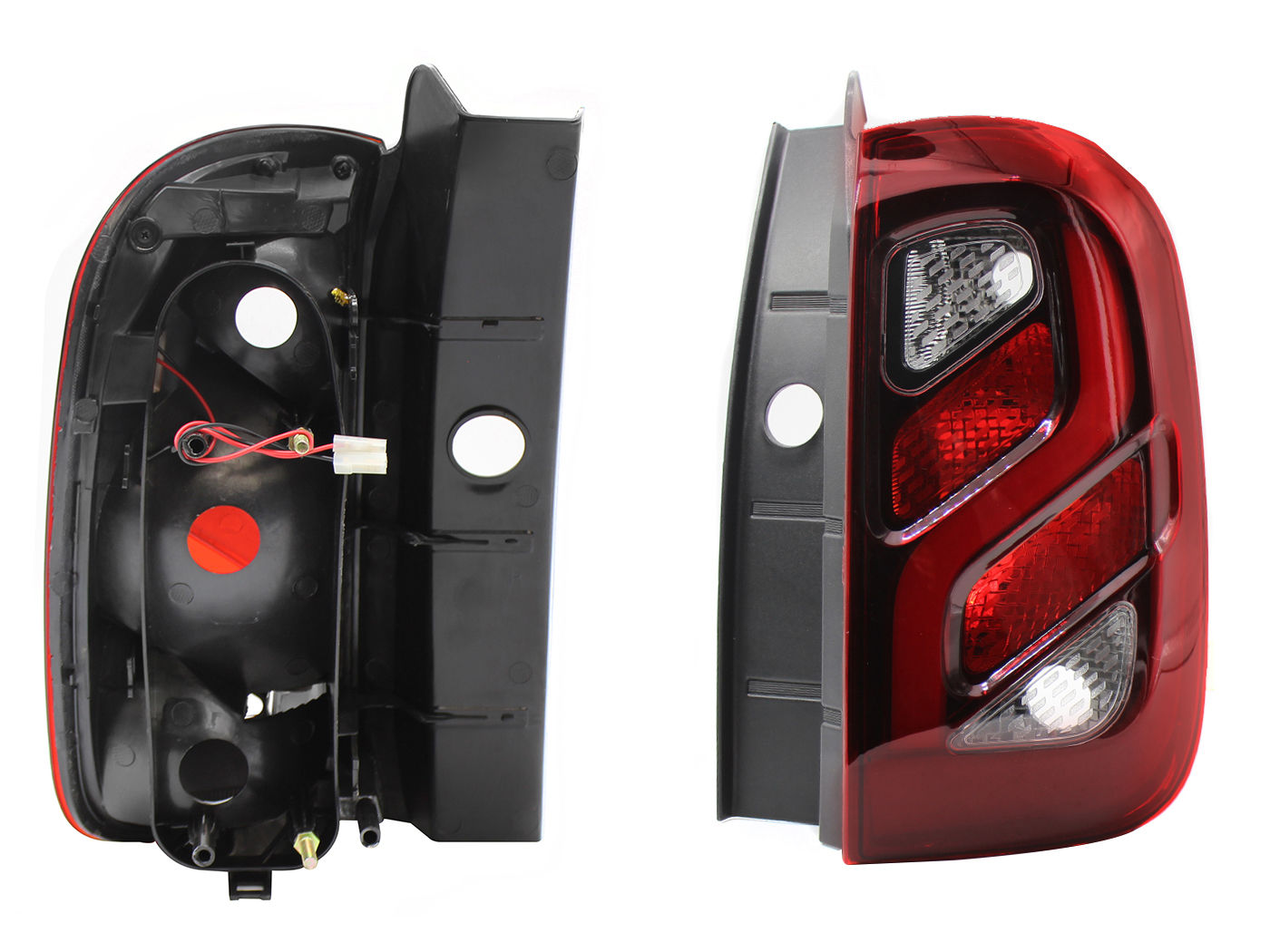 Calavera Derecha Renault Duster 2017-2020 Sin Arnés Rojo Blanco