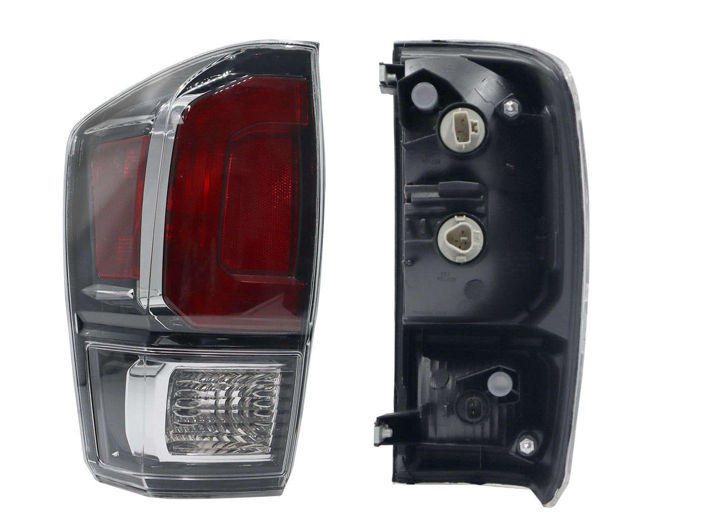 Calavera Izquierda Toyota Tacoma 2019-2023 Sin Arnés Rojo Blanco