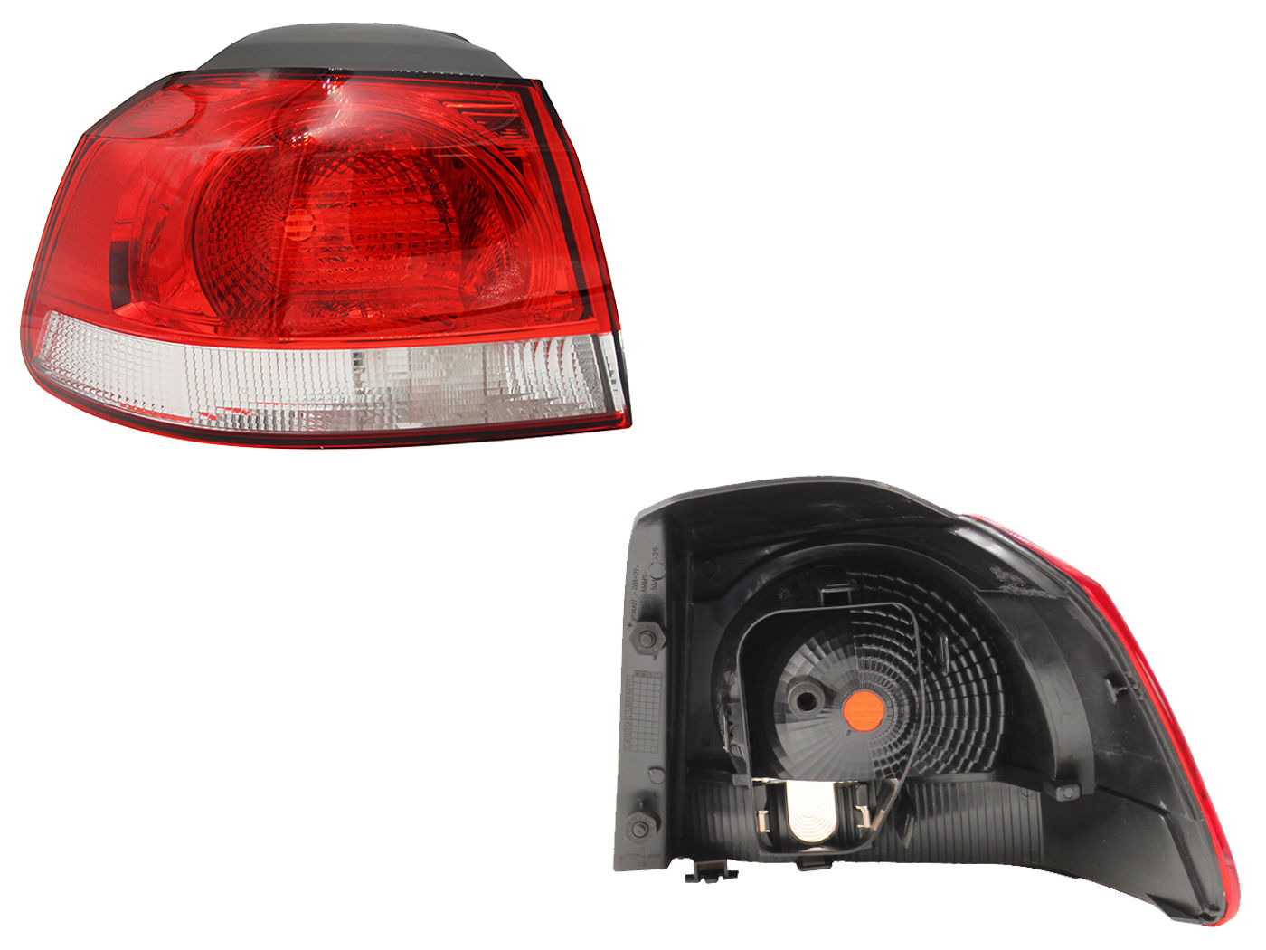 Calavera Derecha Renault Duster 2021-2024 Sin Arnés Rojo Blanco