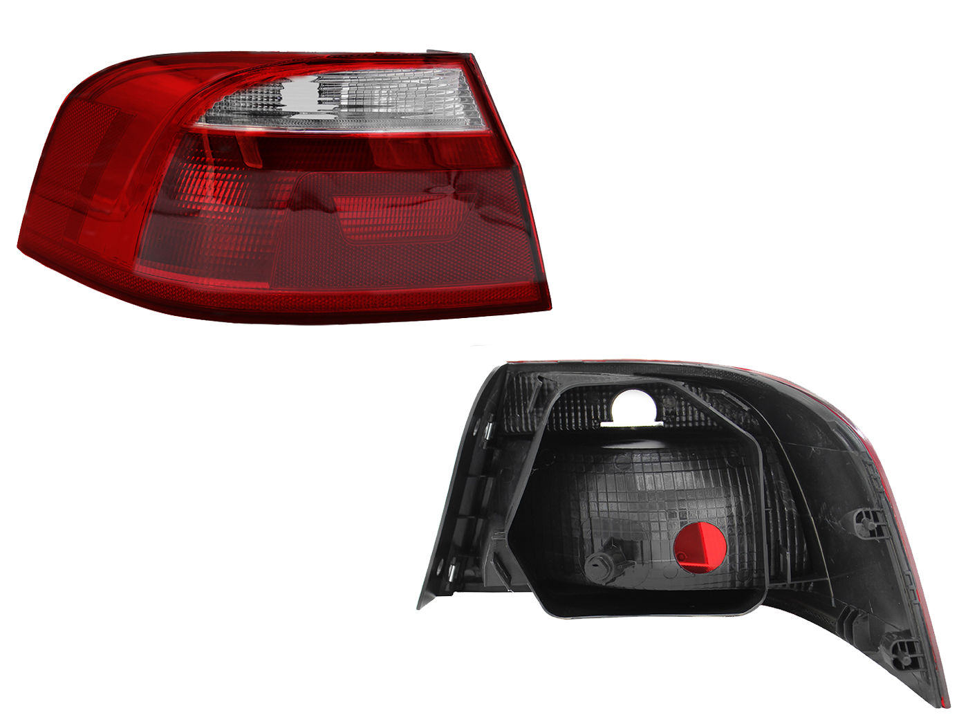 Calavera Izquierda Exterior Volkswagen GOL 4 Puertas 2013-2019 Sin Arnés Clara Rojo Blanco