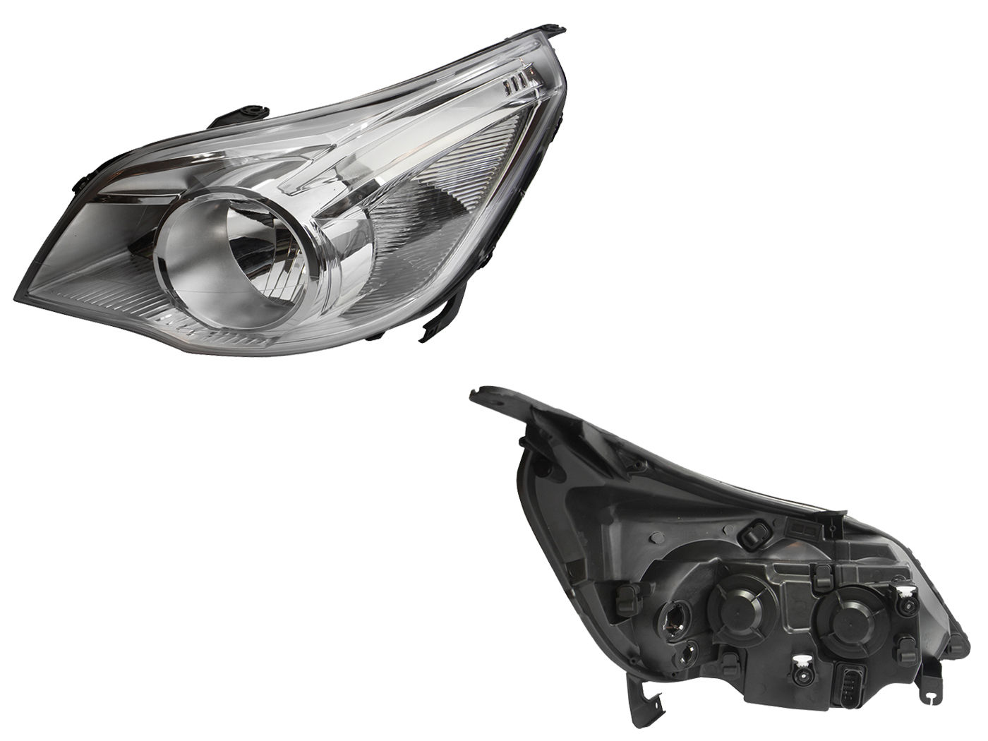 Faro Izquierdo Chevrolet TORNADO 2012-2020 Fondo Cromado