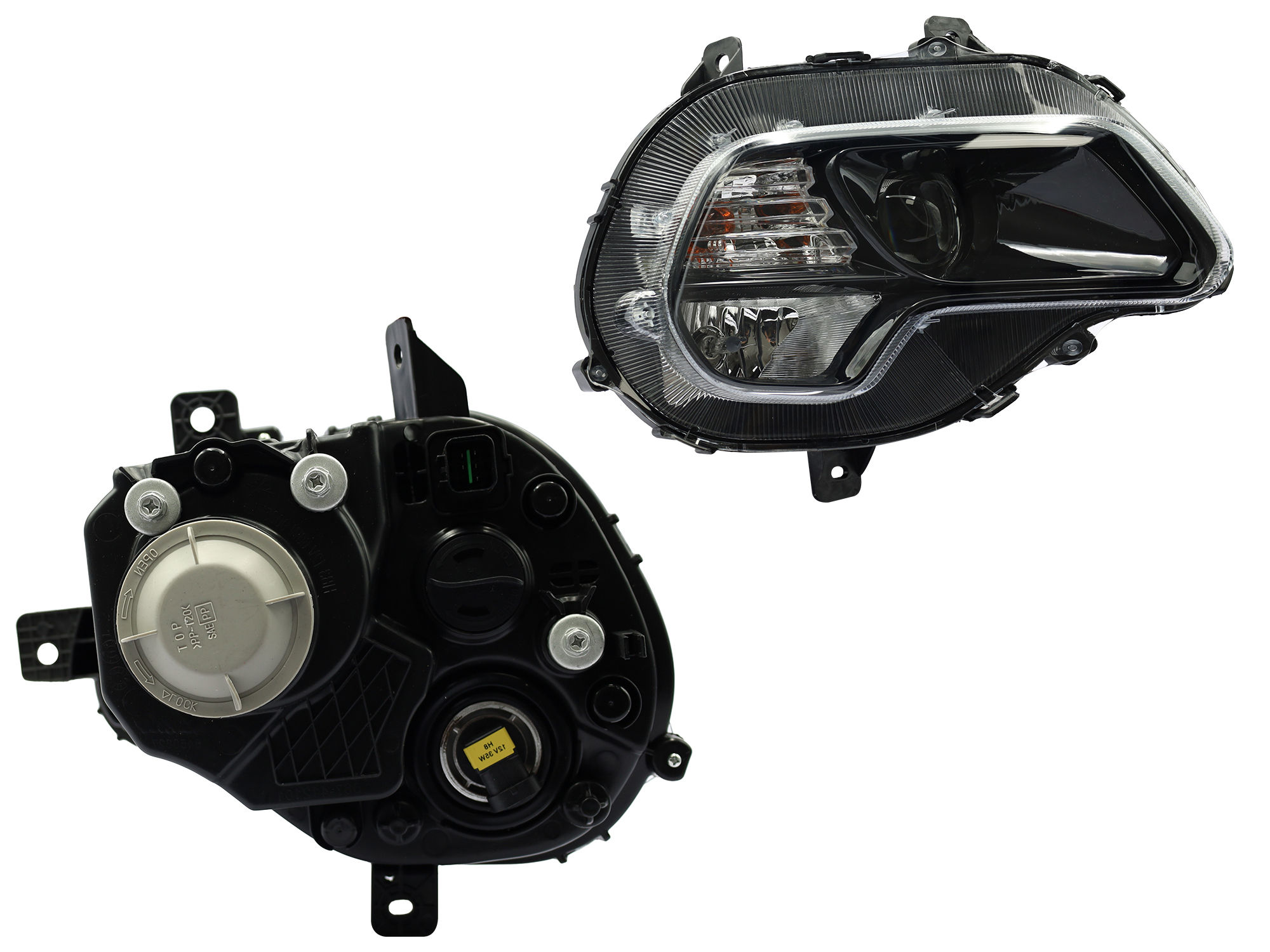 Faro Derecho Chevrolet GROOVE LT 2022-2025 Con Lupa Con Led