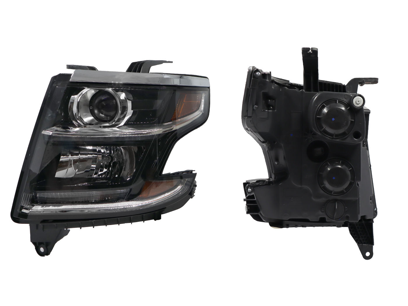 Faro Izquierdo Chevrolet SUBURBAN 2015-2017 Con Lupa Con Mica Ámbar