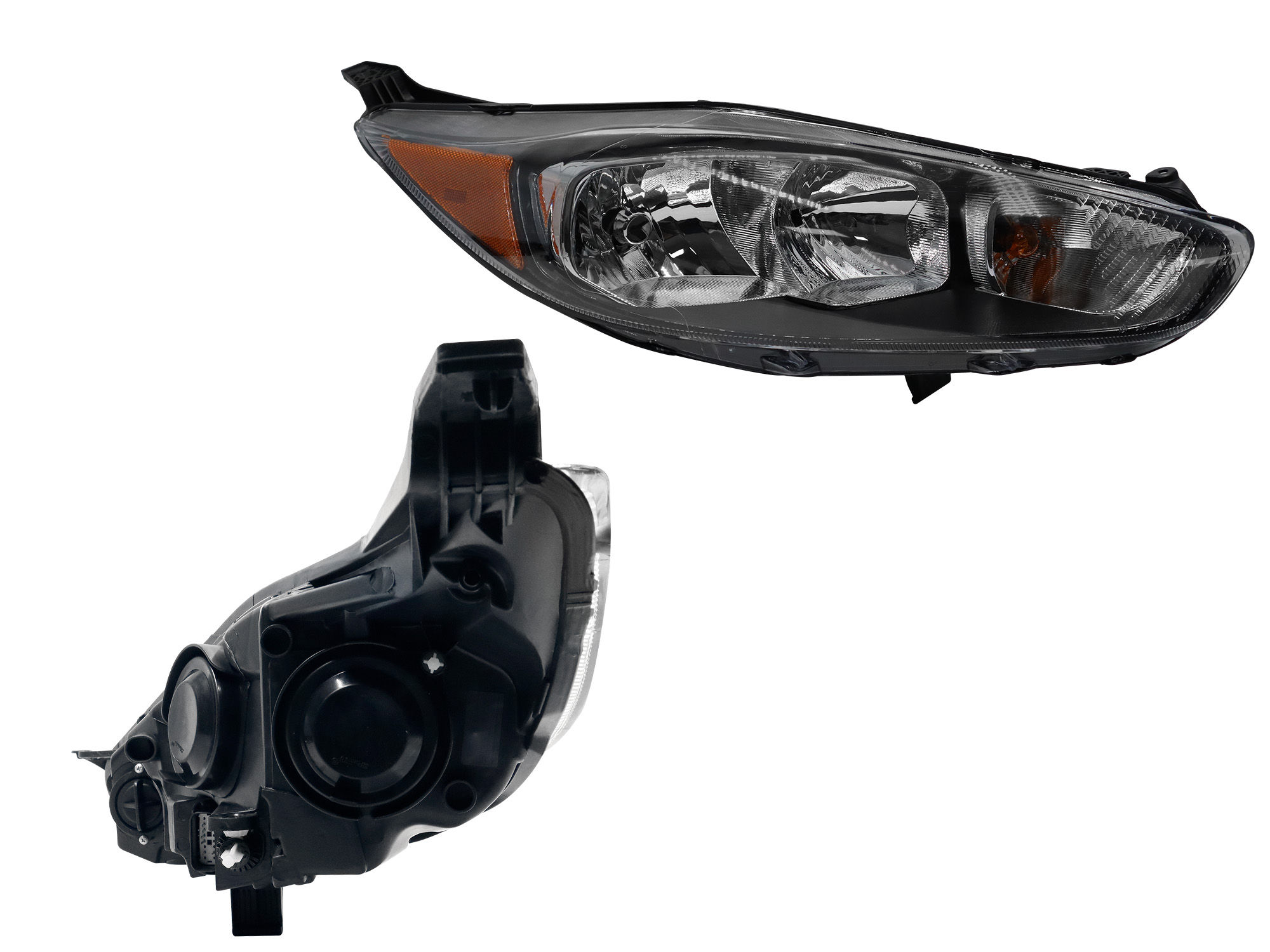 Faro Derecho Ford FIESTA 4 Puertas 2014-2019 Con Mica Ámbar