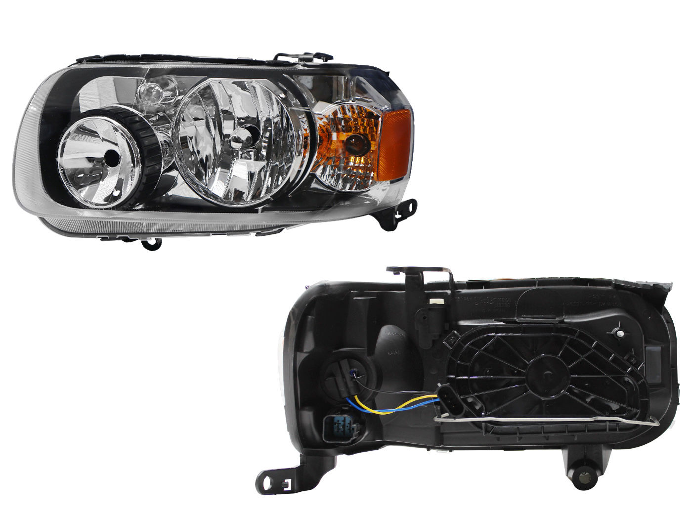 Faro Izquierdo Ford ESCAPE 2005-2007 Con Mica Ámbar