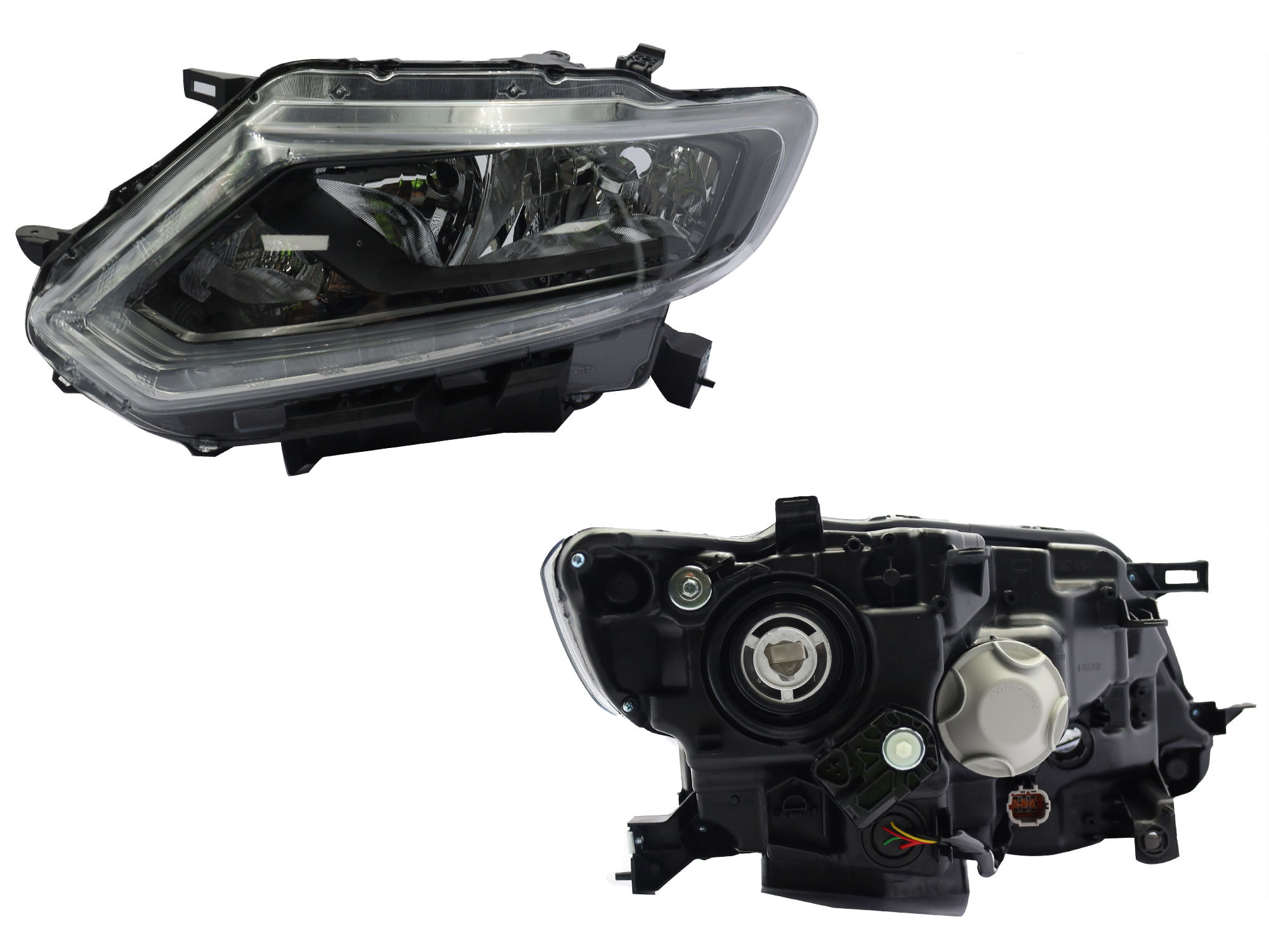 Faro Izquierdo Nissan X-TRAIL SENSE/ADVANCE 2015-2017 Con Led Con Motor