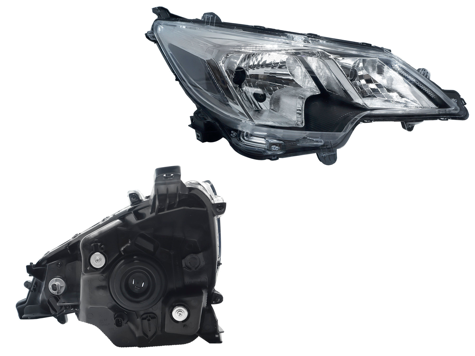 Faro Derecho Mg MG 5 2021-2024 Con Lupa Fondo Cromado