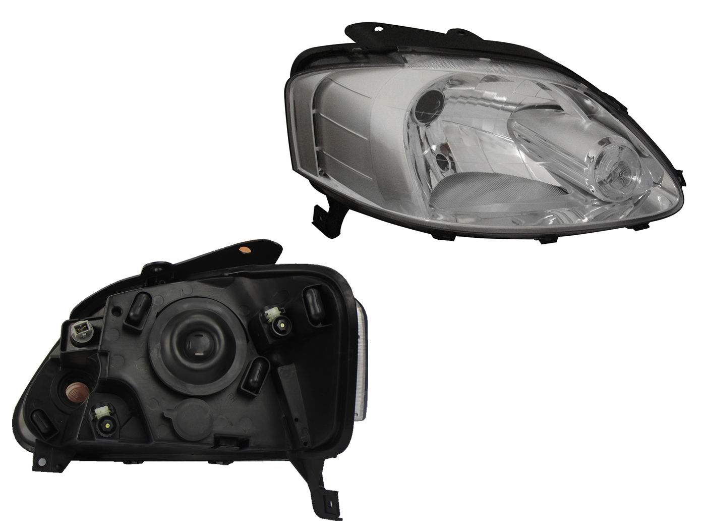 Faro Derecho Volkswagen LUPO 2004-2009 Fondo Cromado