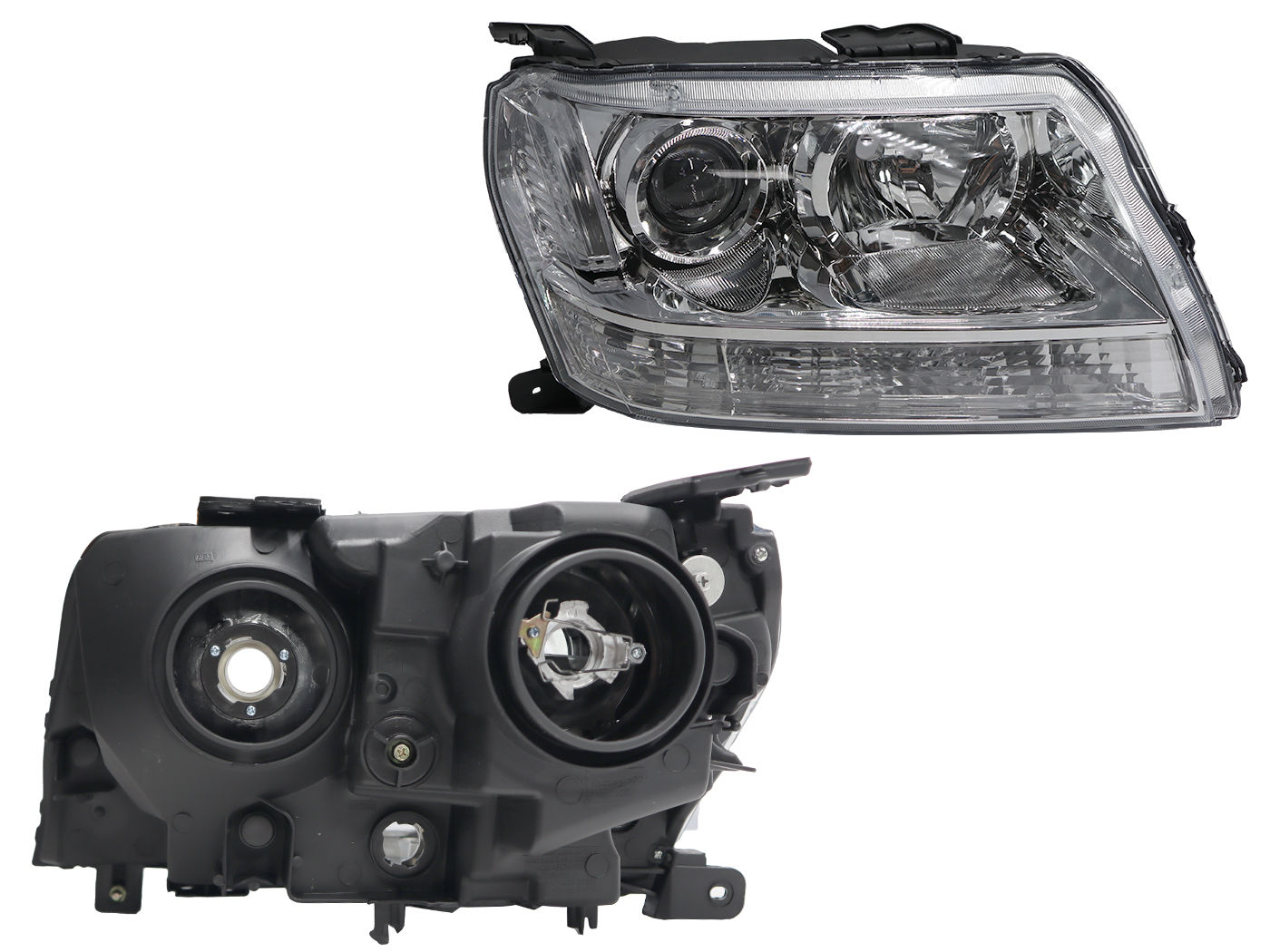 Faro Derecho Suzuki GRAND VITARA 2009-2015 Fondo Cromado