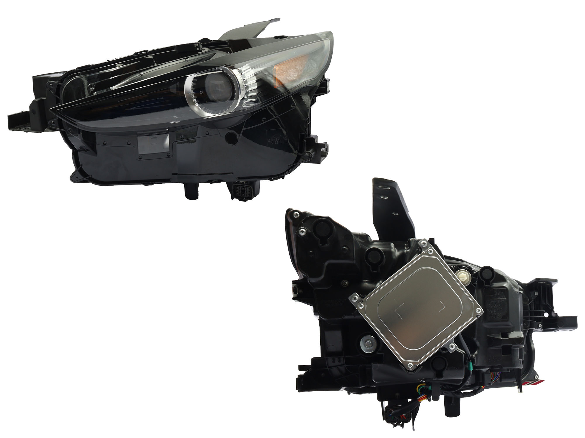 Faro Izquierdo Mazda CX-30 I-SPORT/MHEV 2020-2025 Con Lupa Con Led Con Mica Ámbar