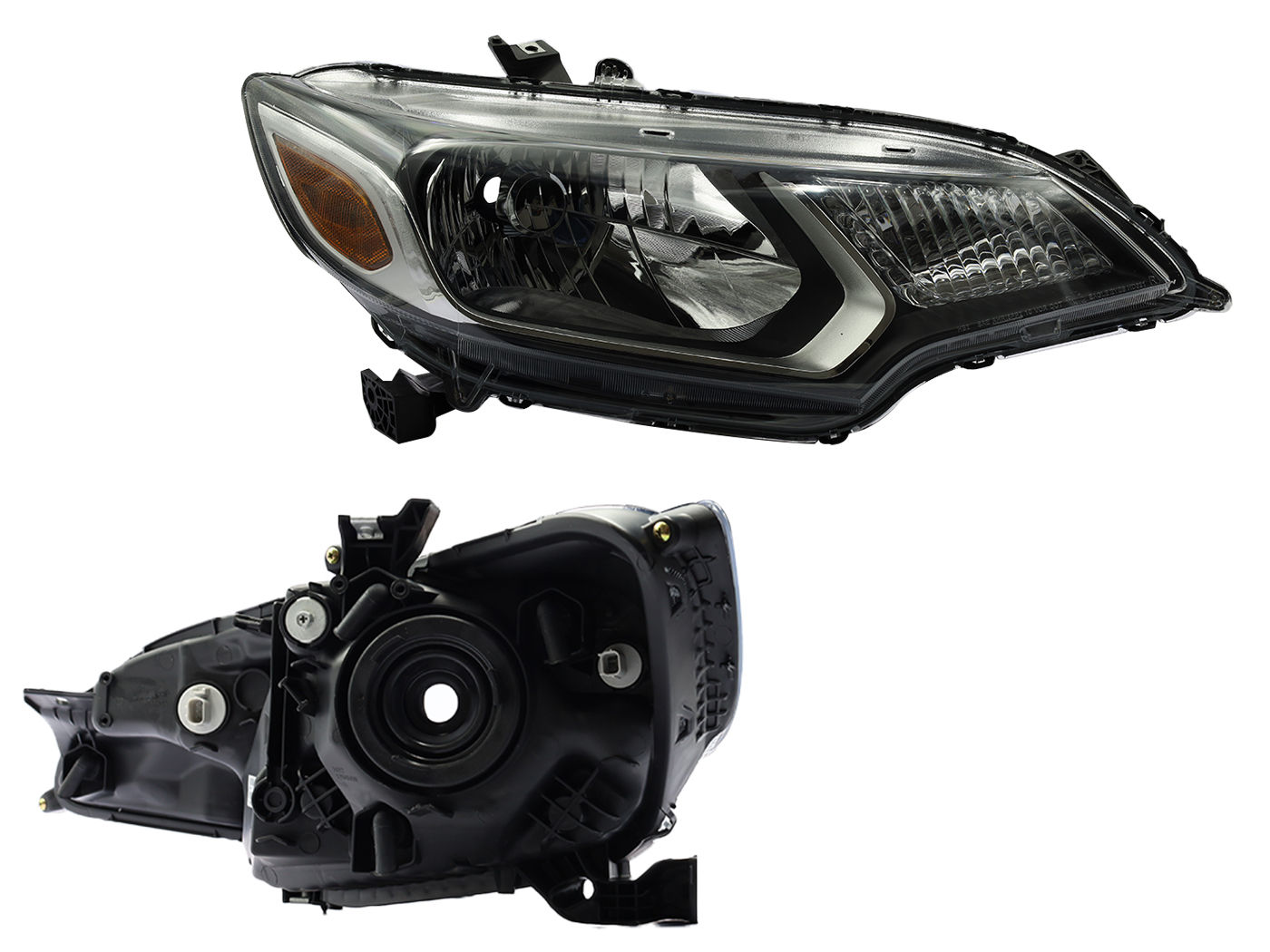 Faro Derecho Honda FIT 2015-2017 Con Mica Ámbar
