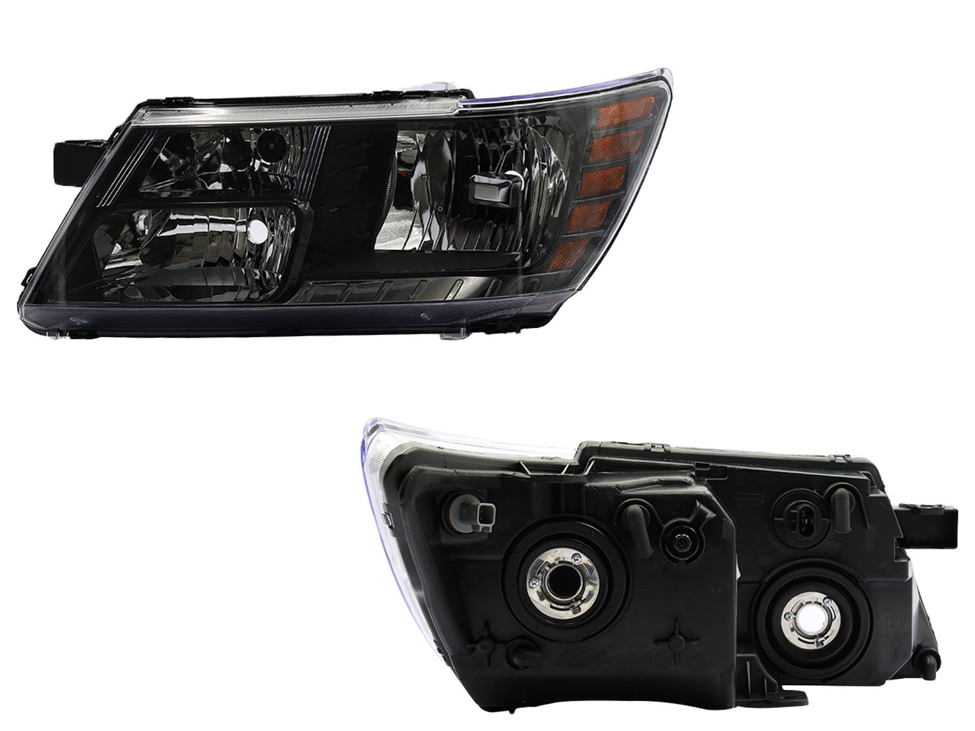 Faro Izquierdo Chrysler / Dodge JOURNEY RT 2009-2020 Con Mica Ámbar